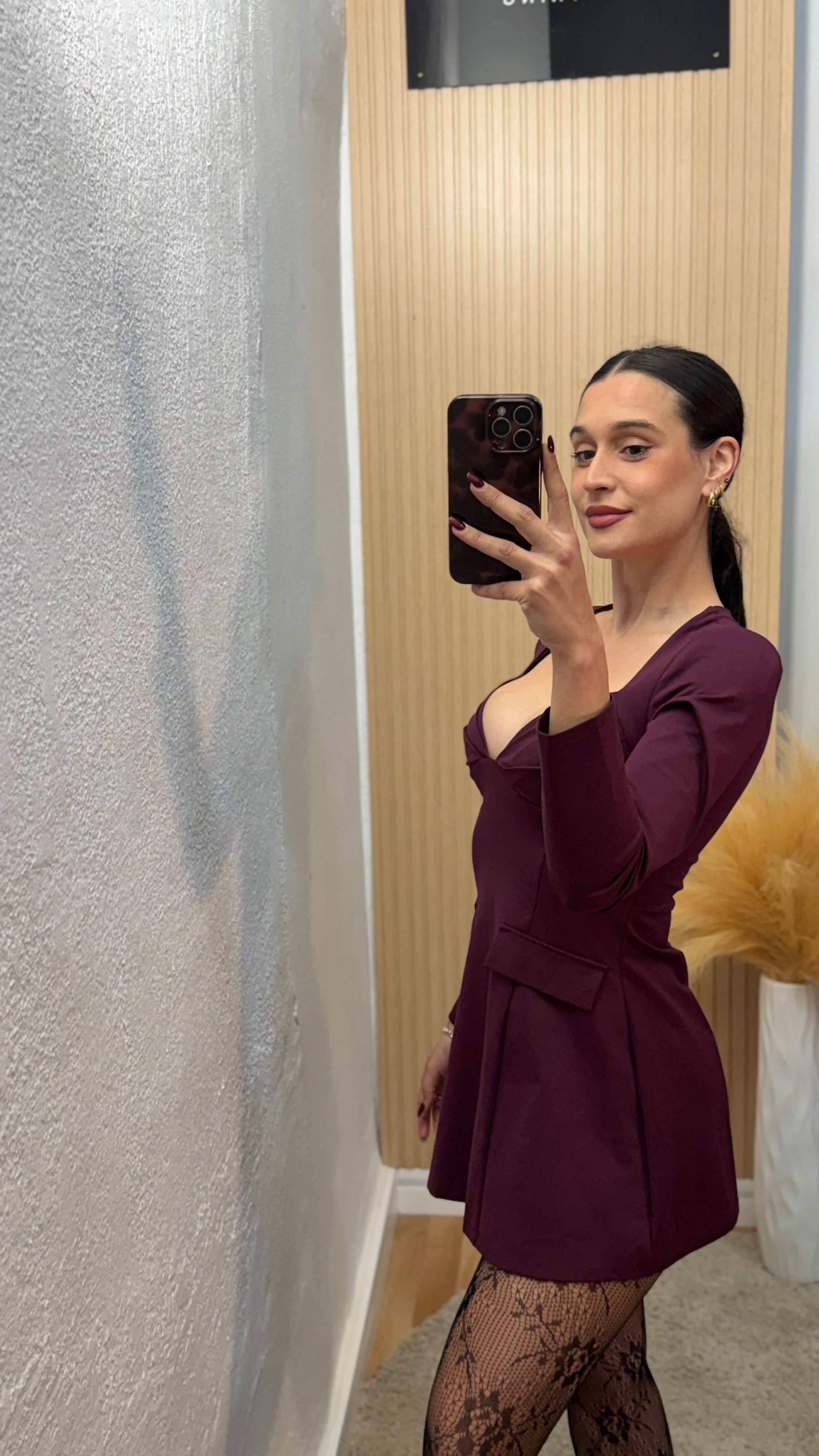 Vestido Nadia Burdeos