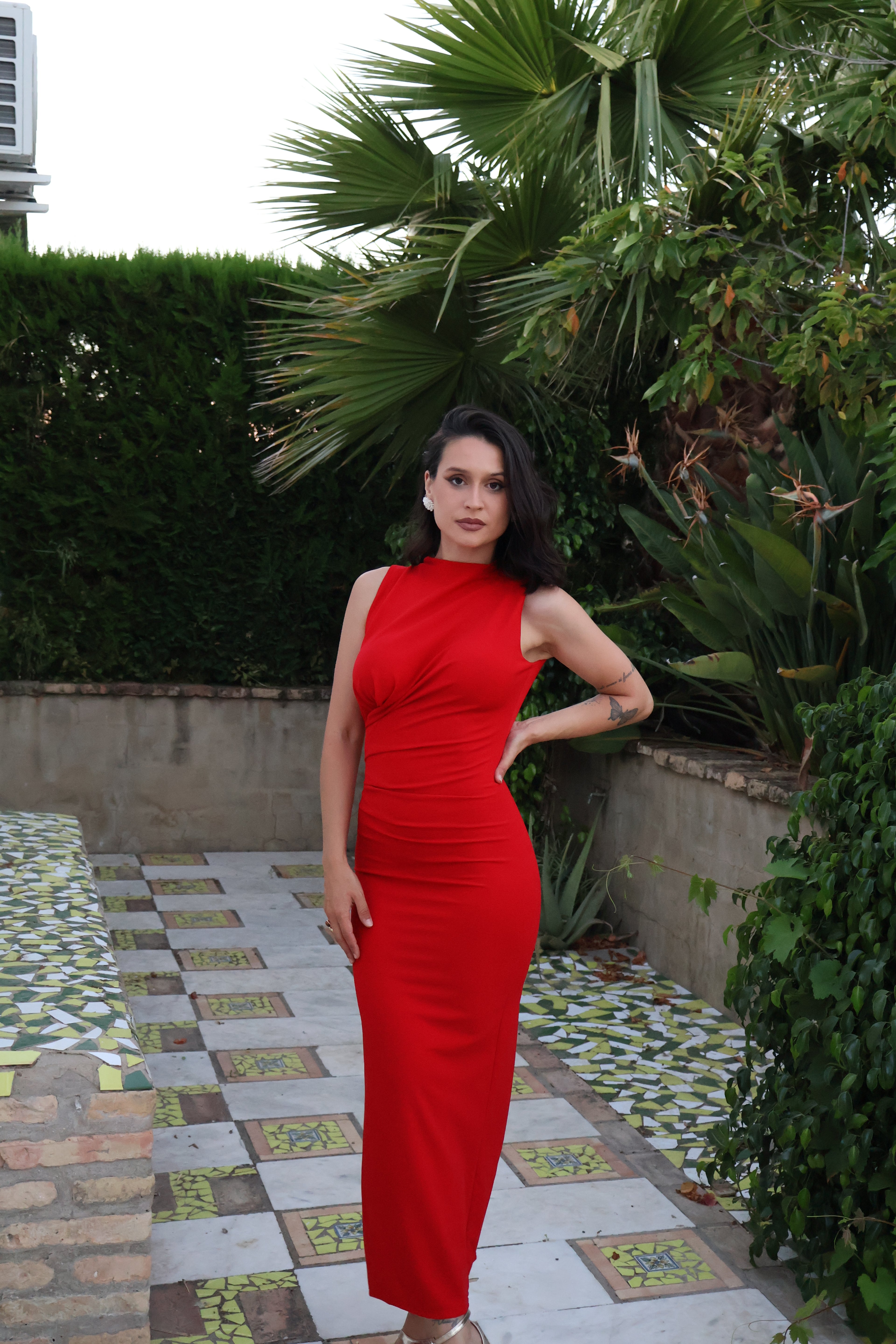 Vestido Aurora Rojo