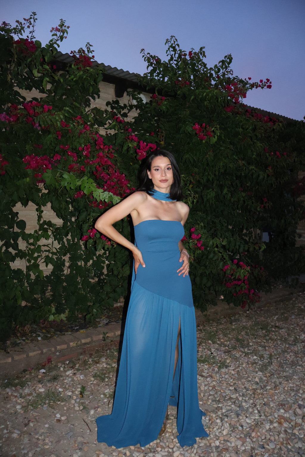 Vestido Ania petróleo