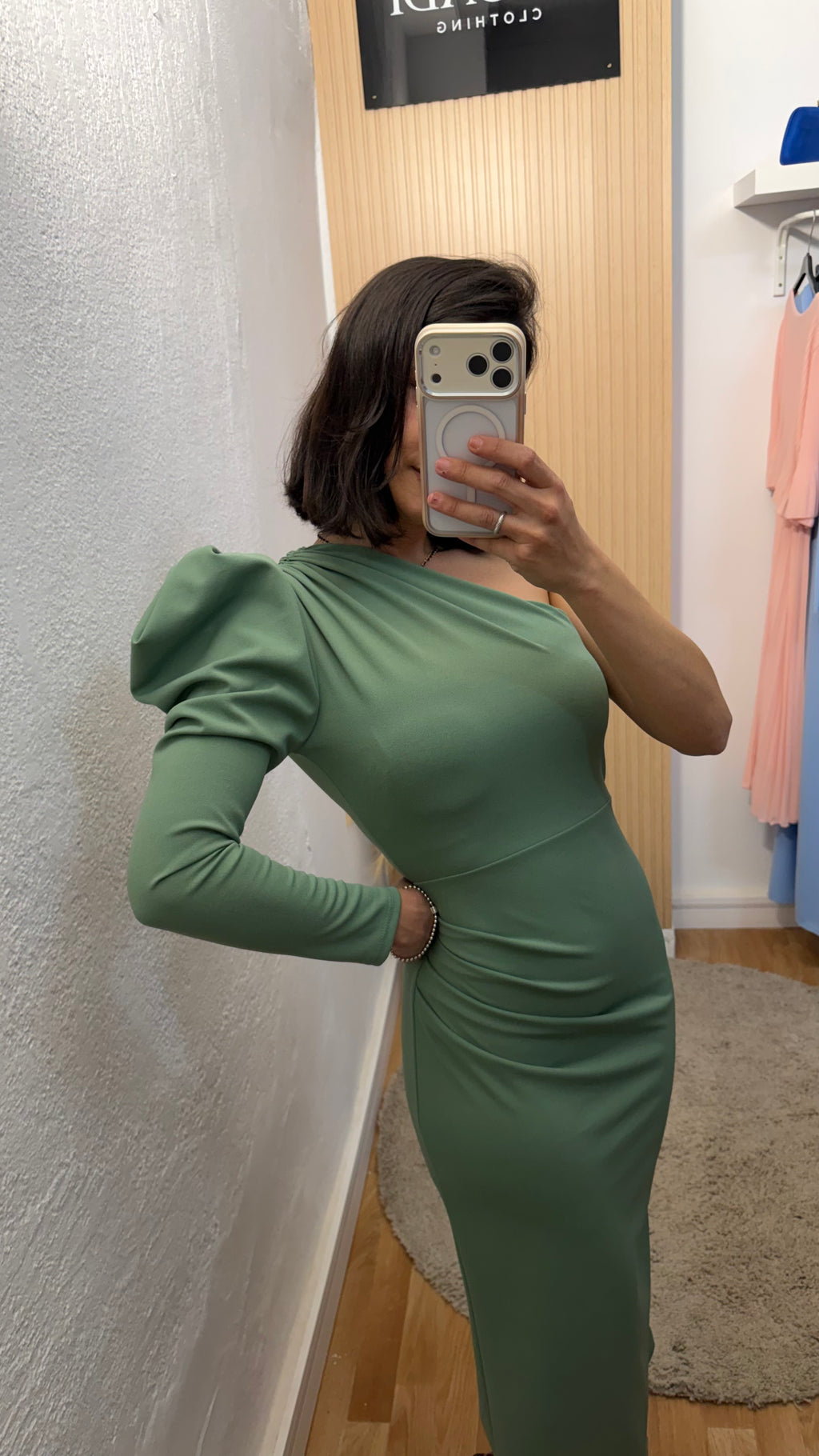 Vestido Bler verde agua