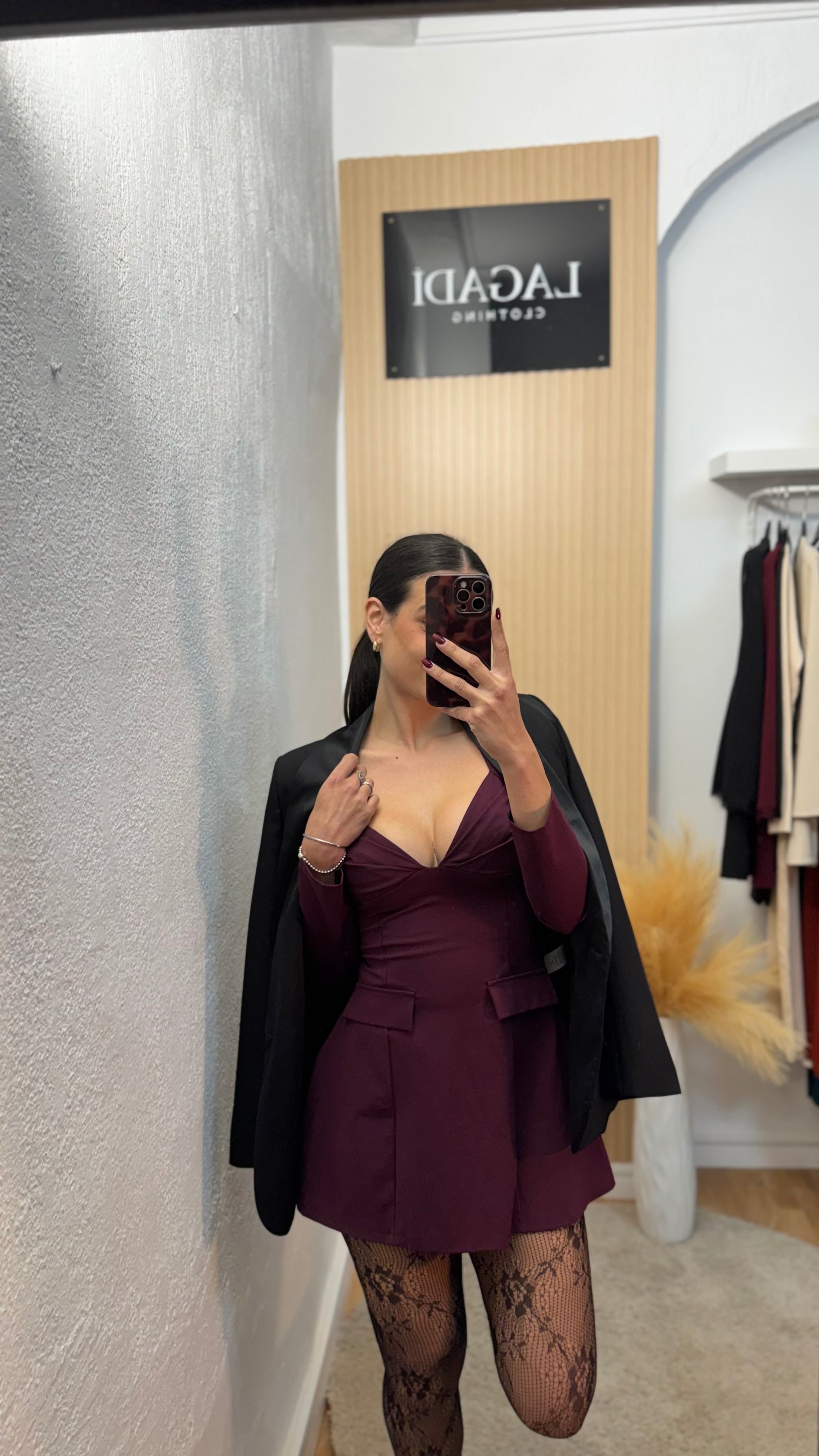 Vestido Nadia Burdeos