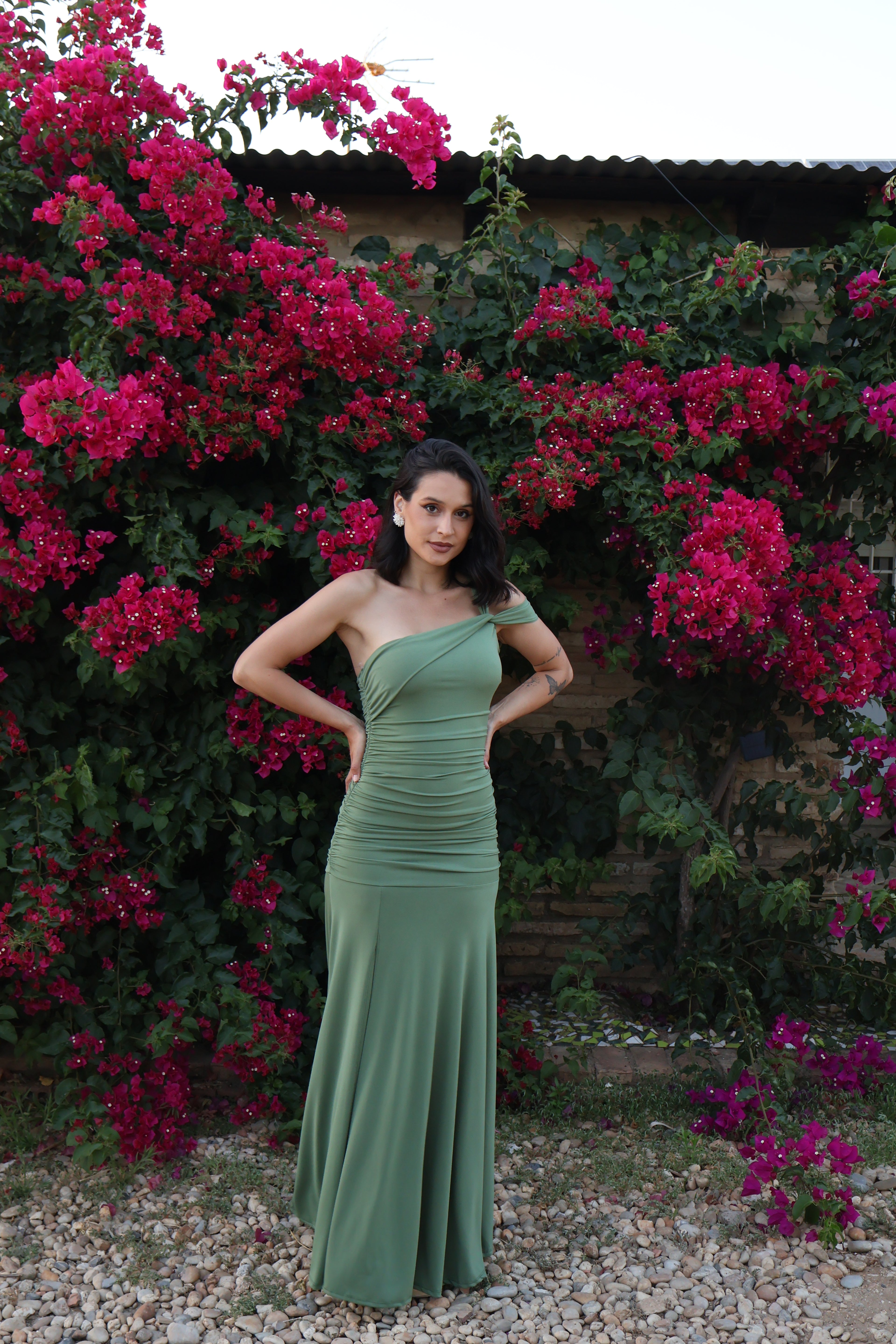 Vestido Duna Verde
