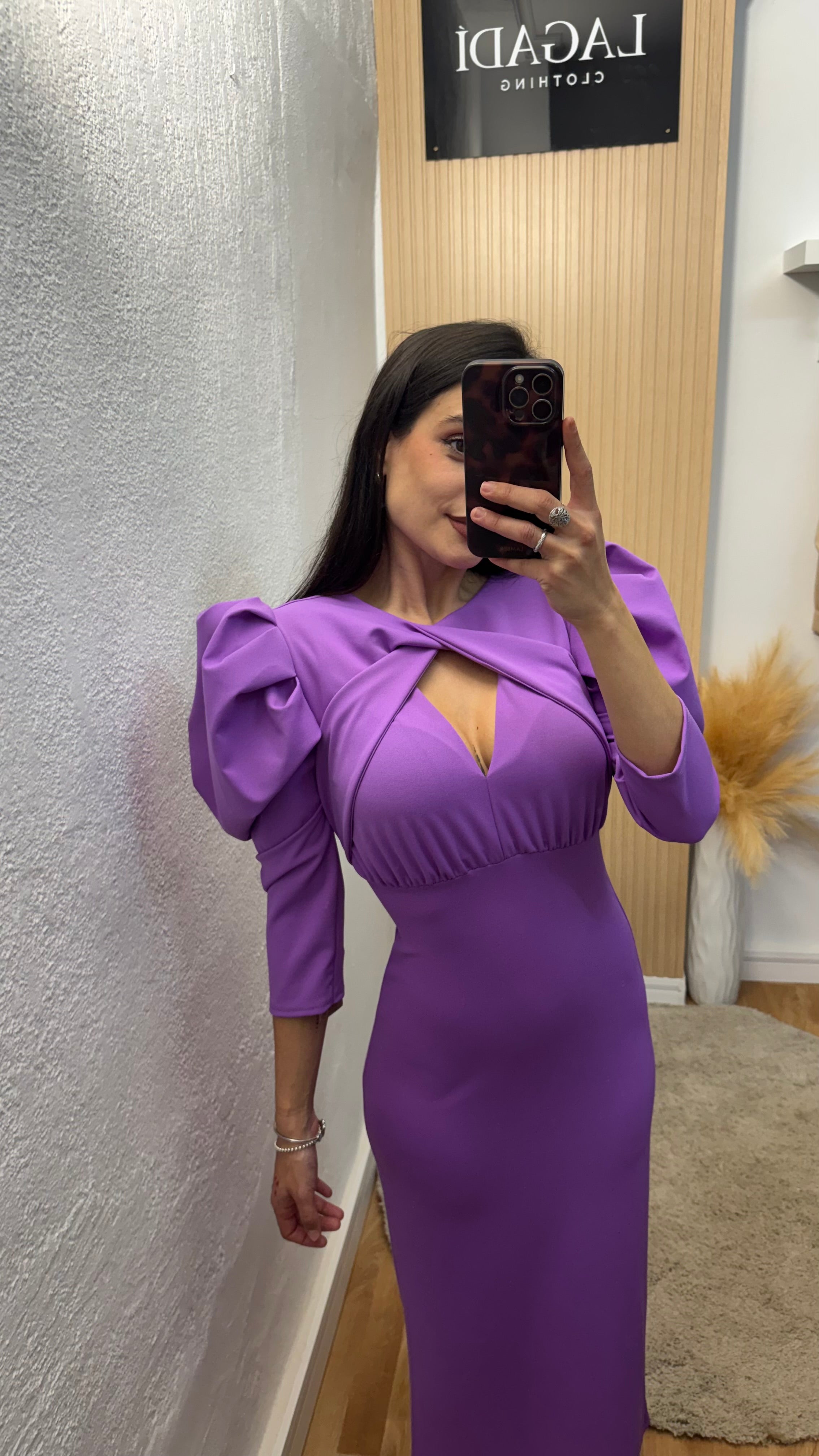 Vestido Bullón Lila