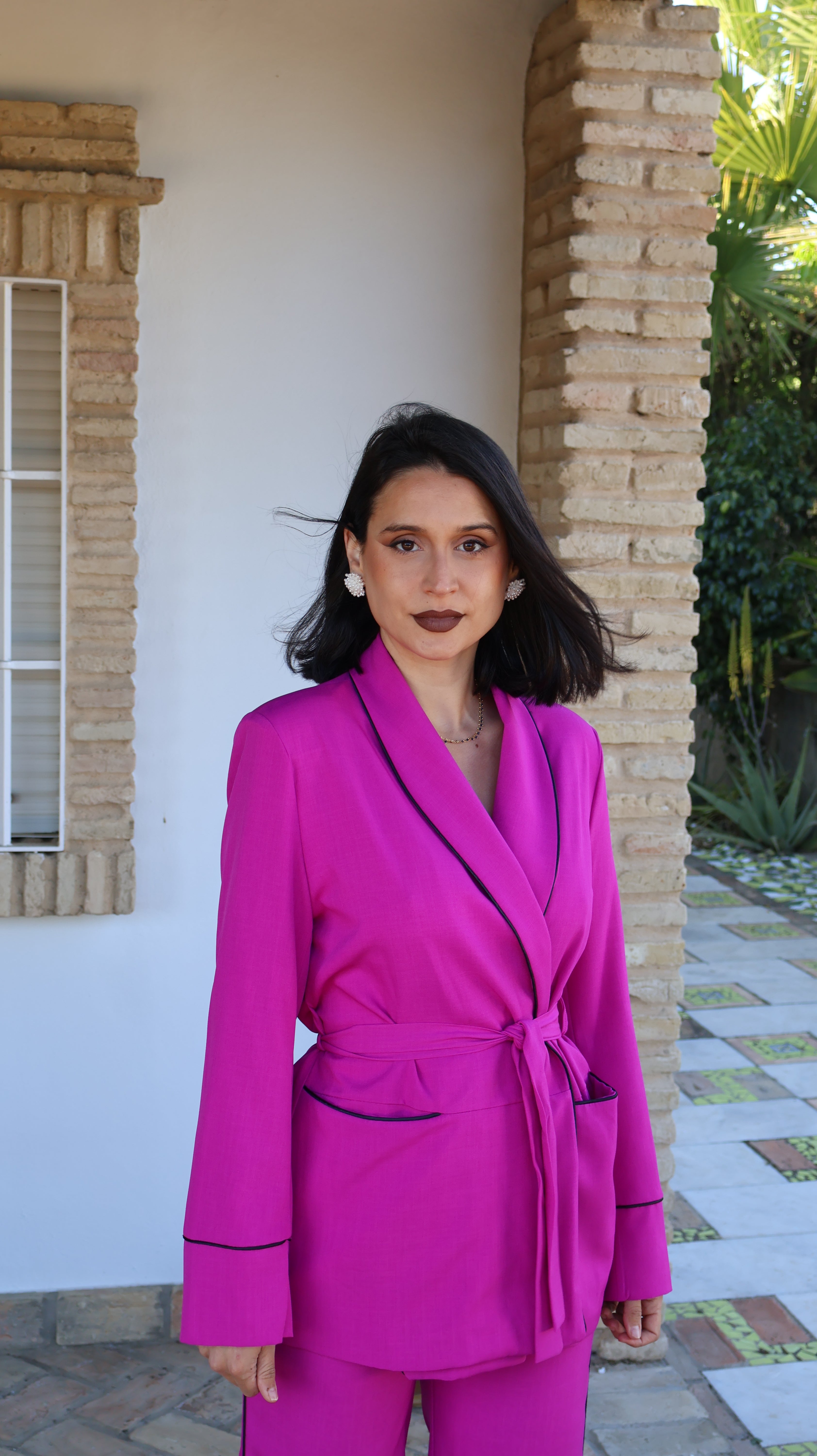 Traje Macarena fucsia