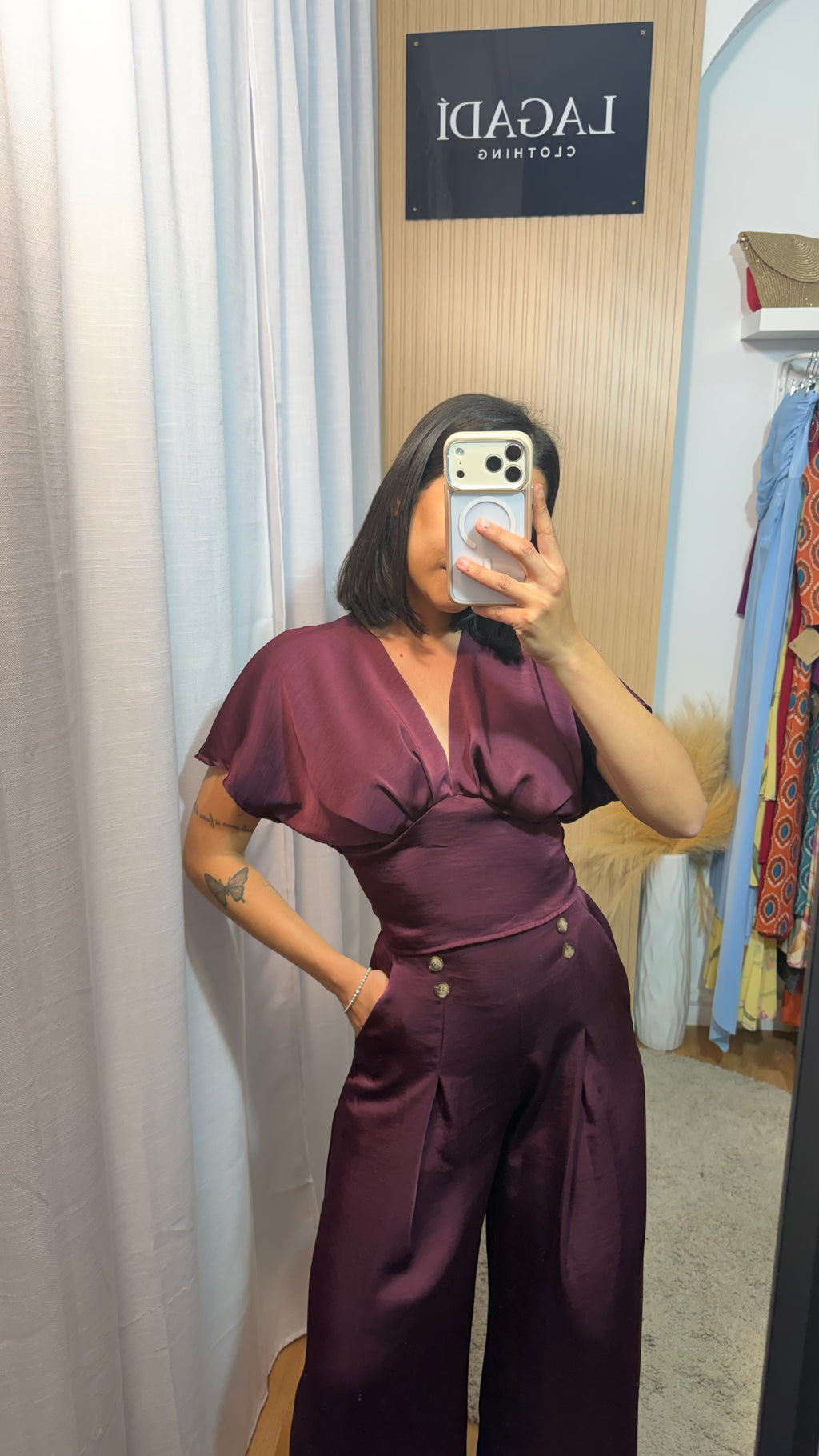 Conjunto Salma berenjena