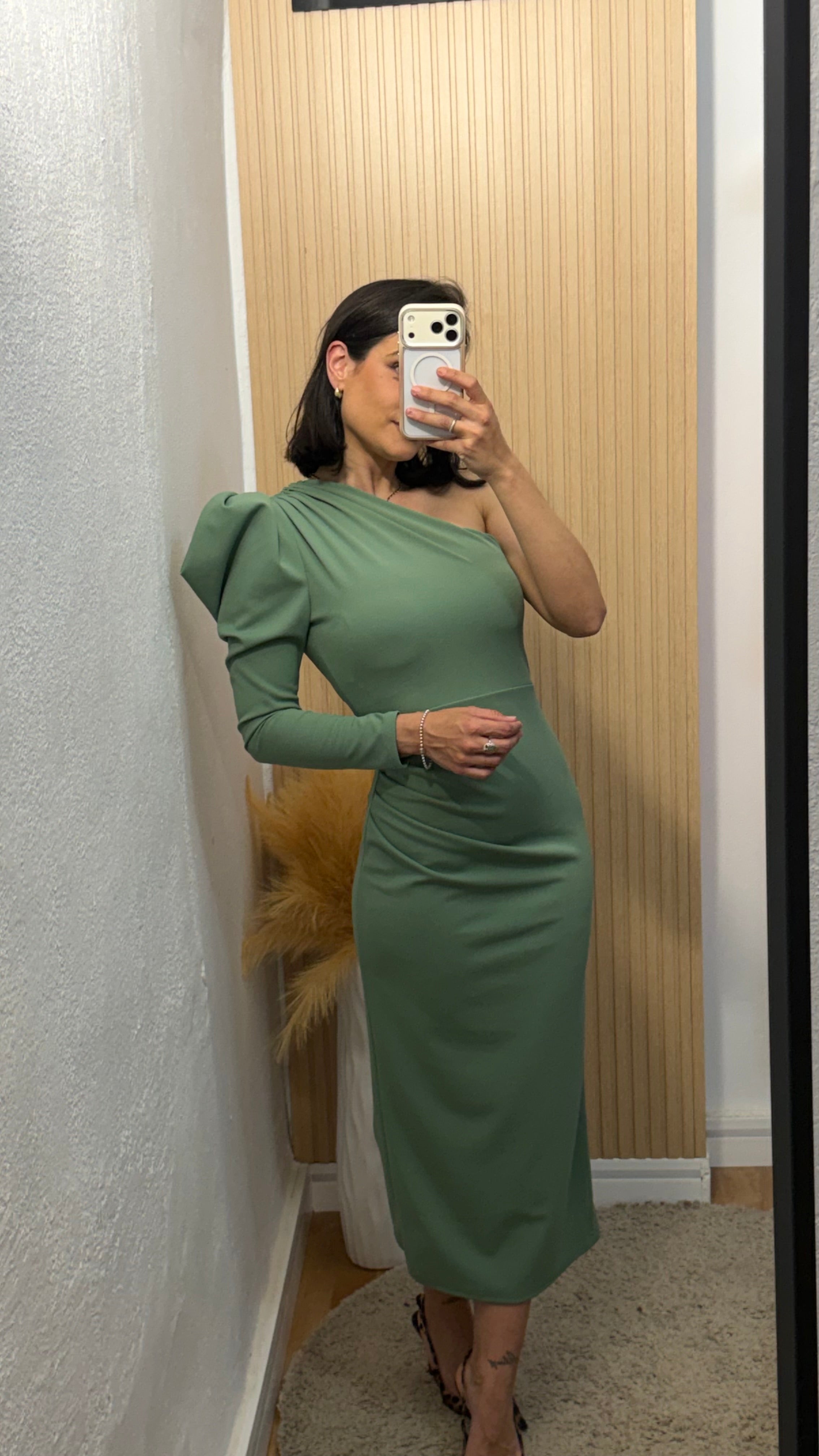 Vestido Bler verde agua