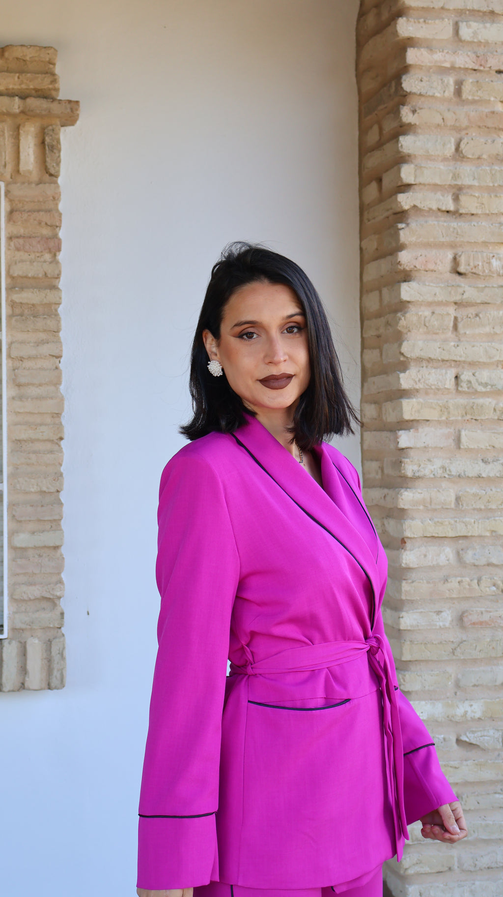Traje Macarena fucsia