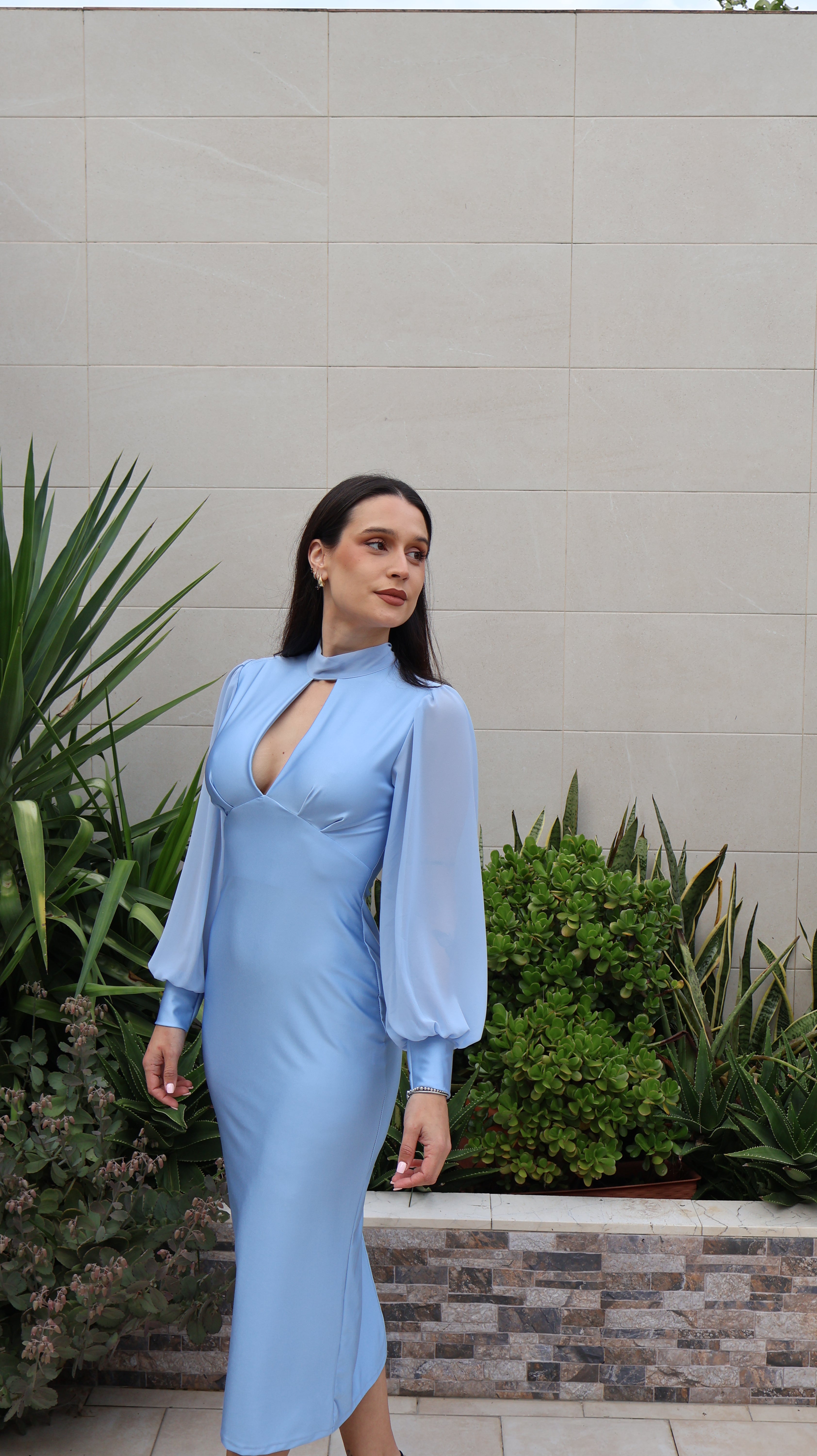 Vestido Fabiana celeste