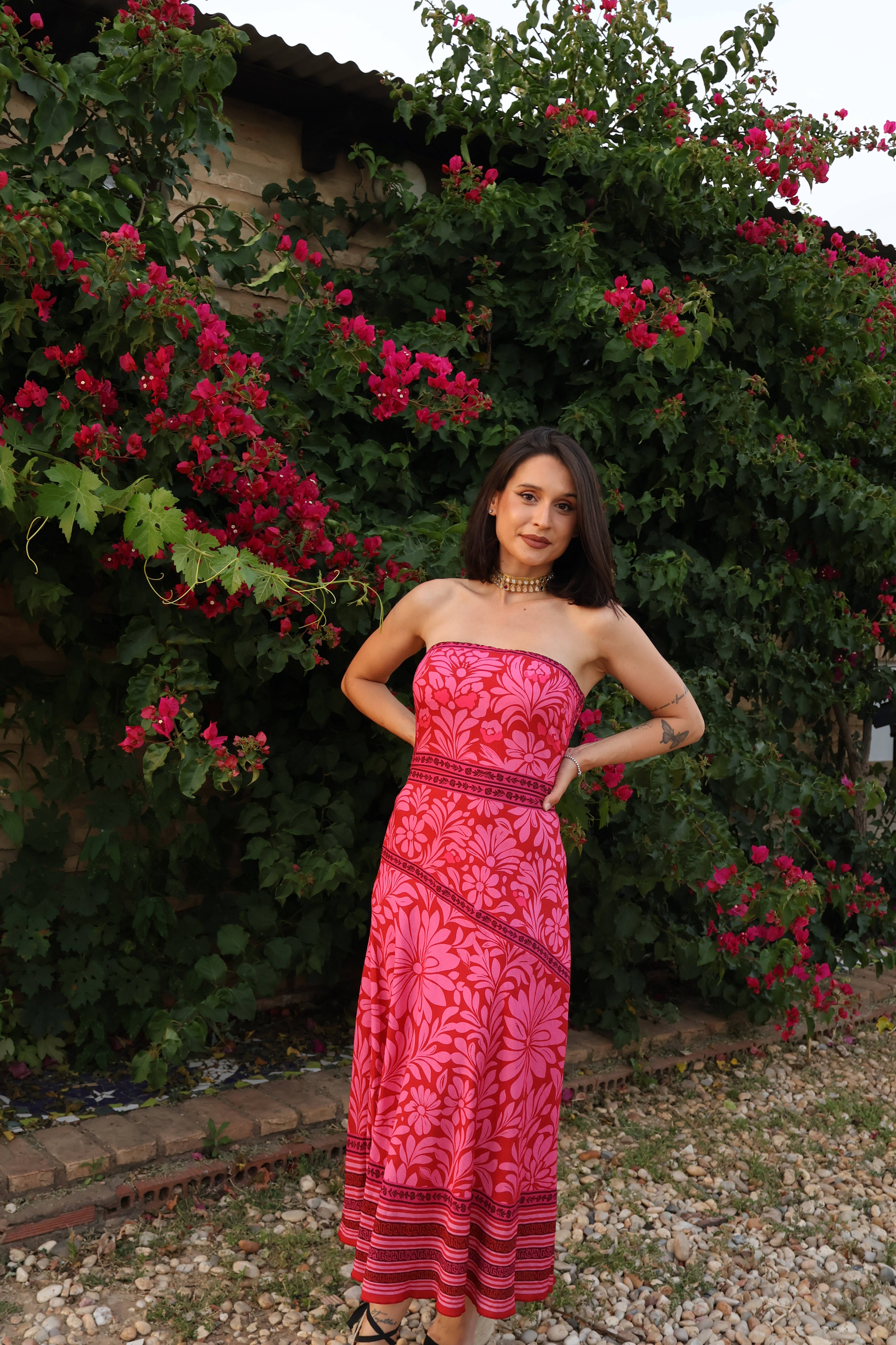 Vestido Tahití Rosa