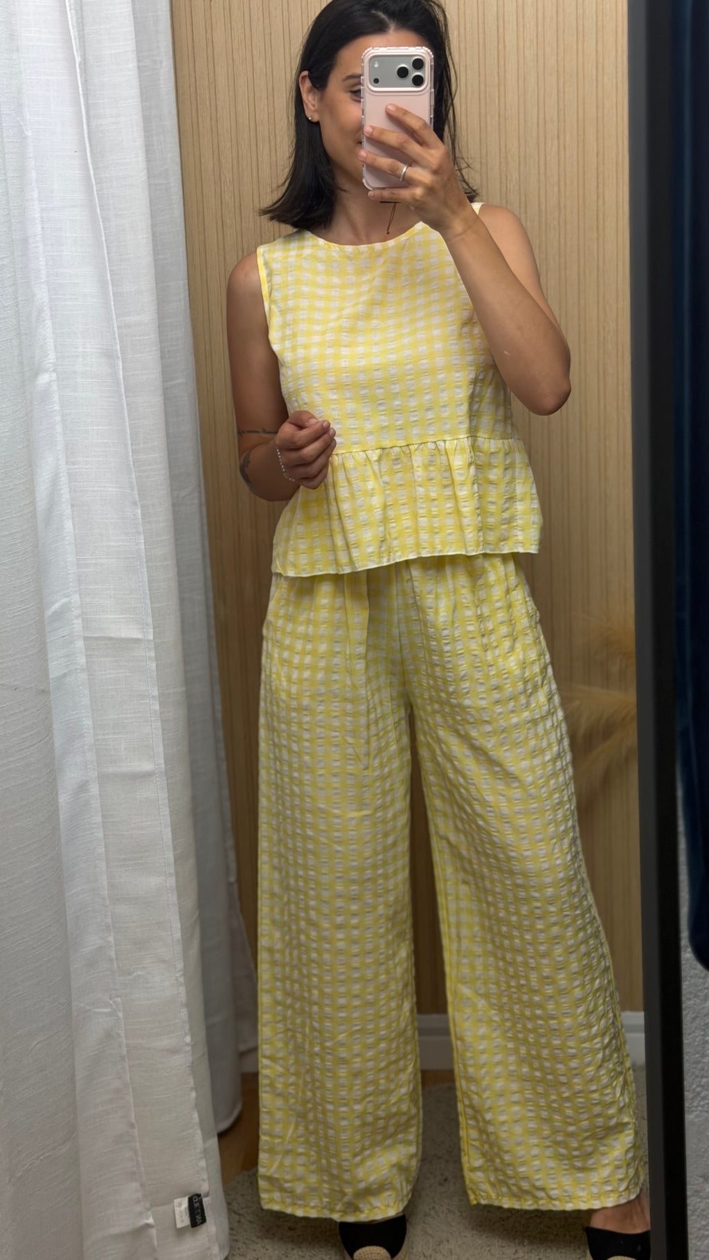 Conjunto VICHY amarillo