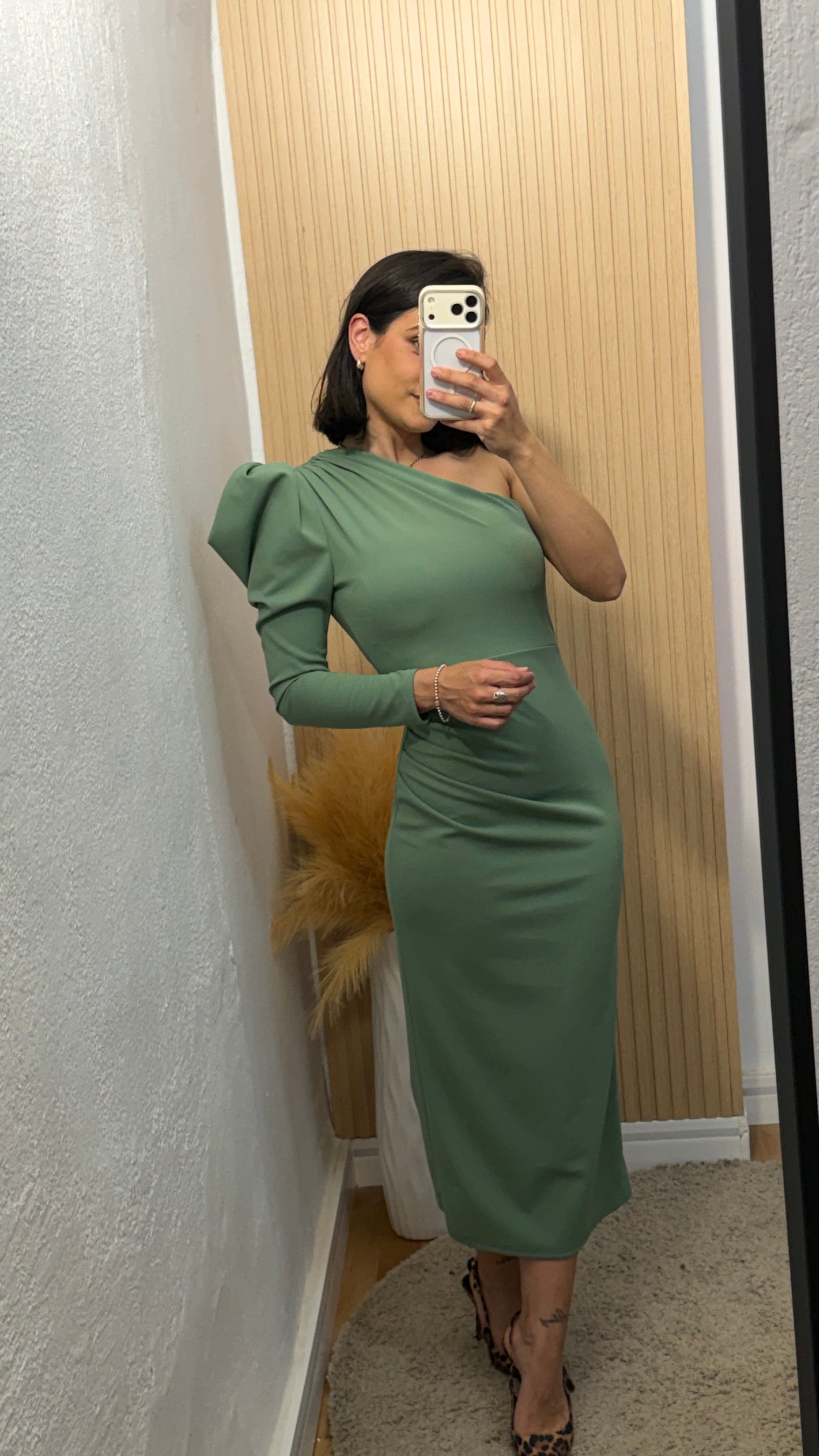 Vestido Bler verde agua