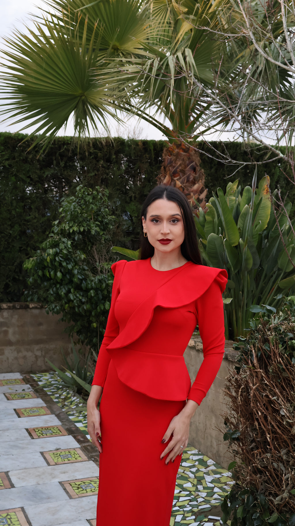 Vestido Isabela Rojo