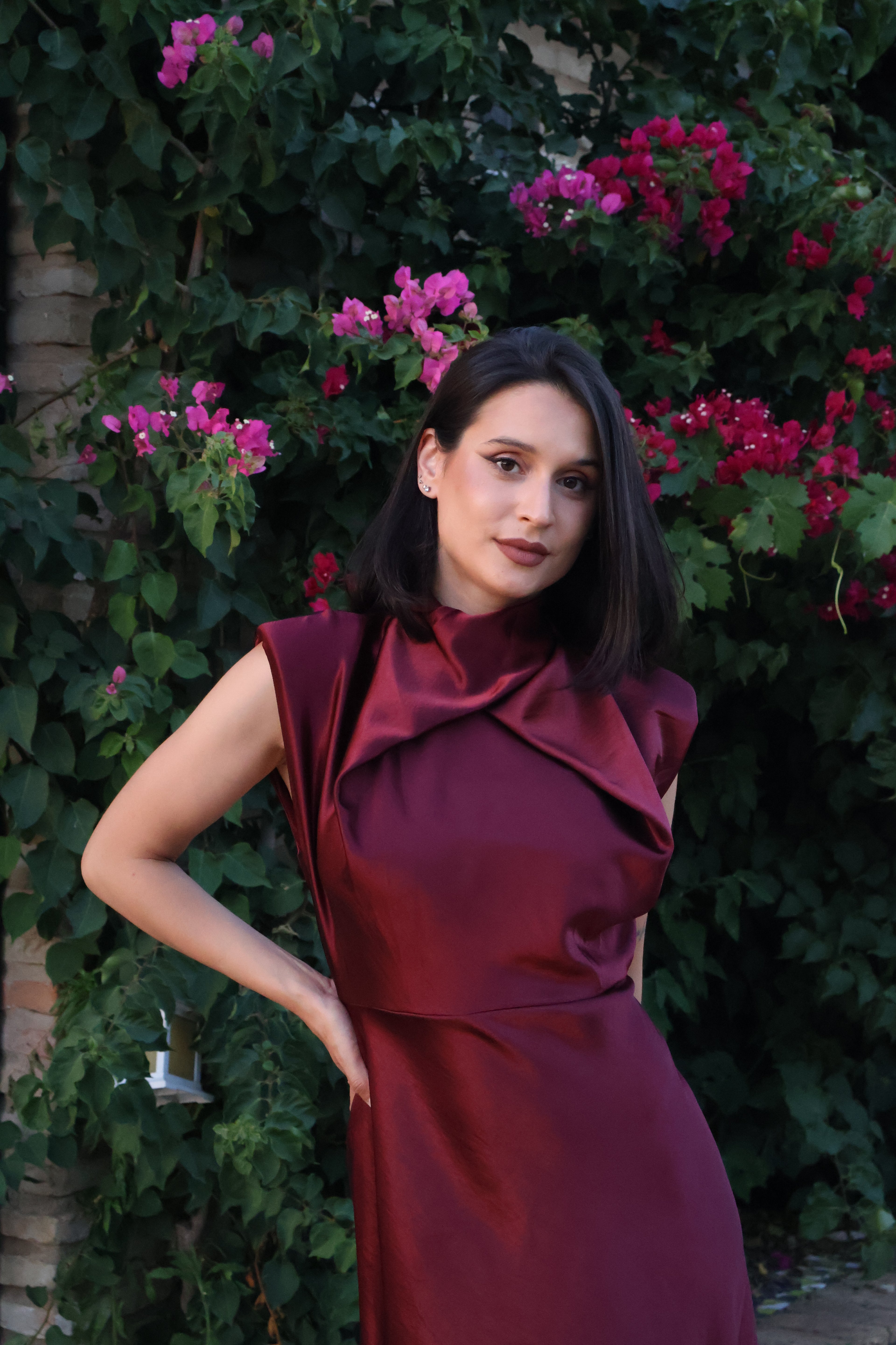 Vestido Capri Burdeos