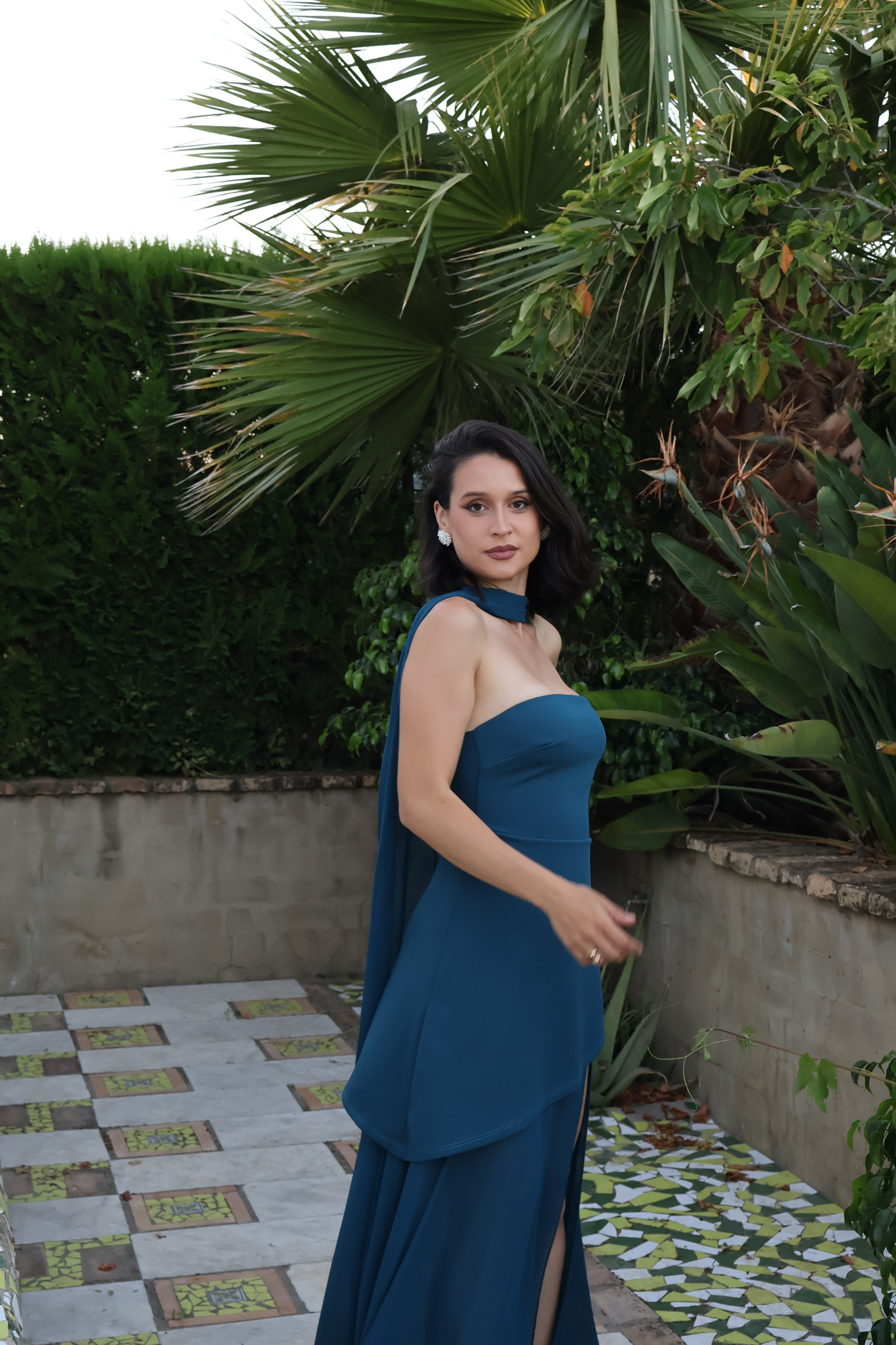 Vestido Selena Petróleo