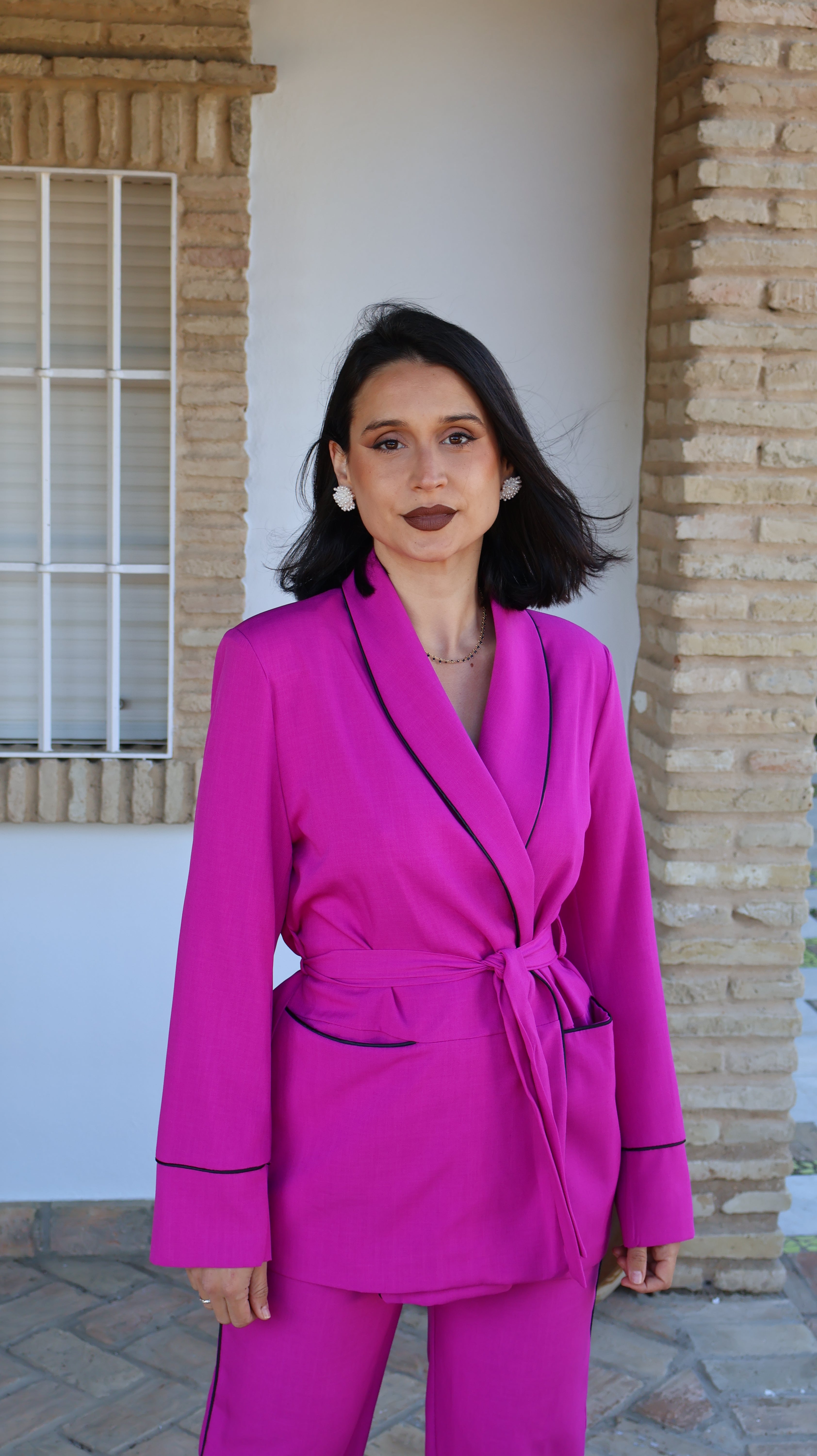 Traje Macarena fucsia