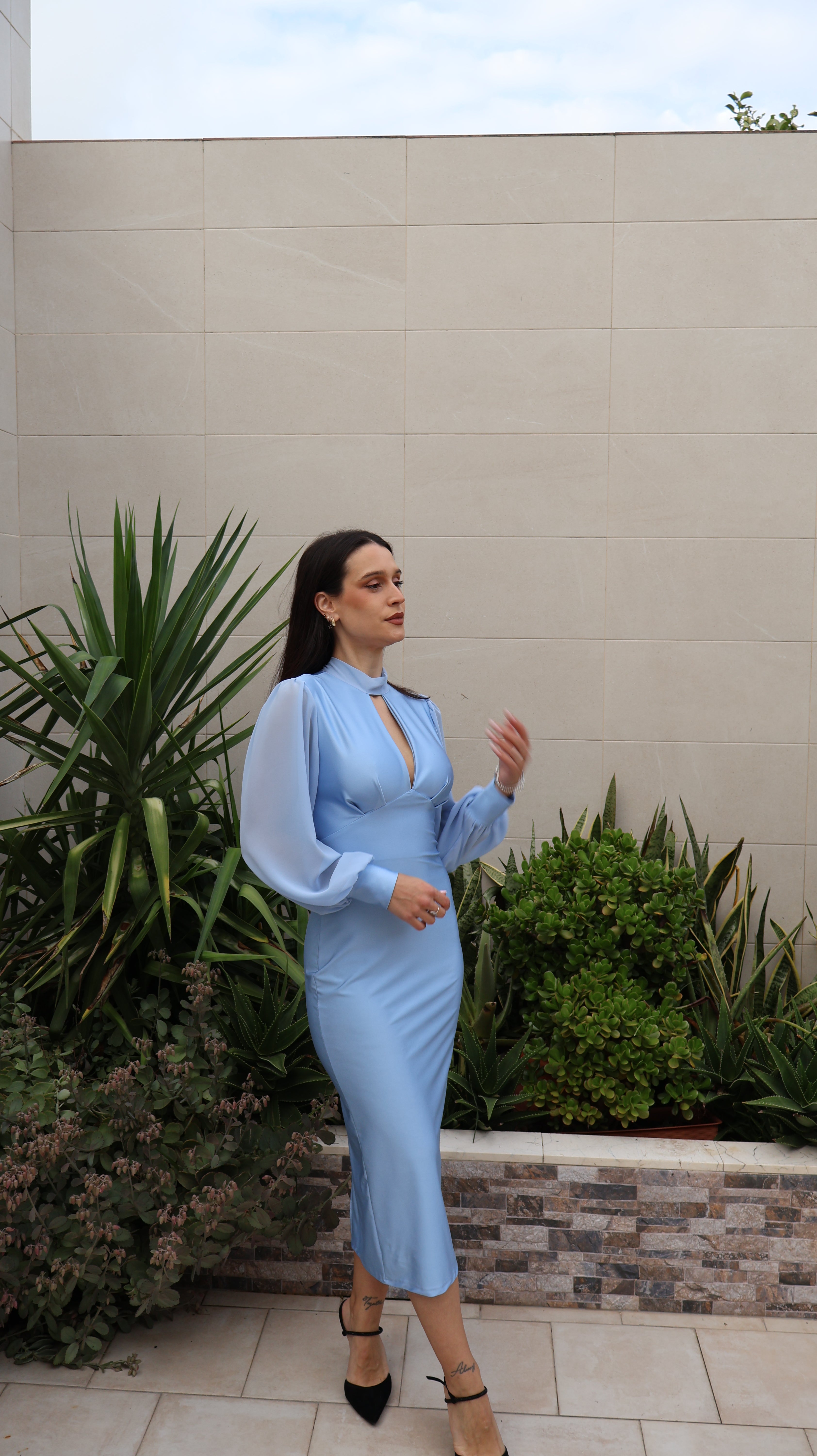 Vestido Fabiana celeste