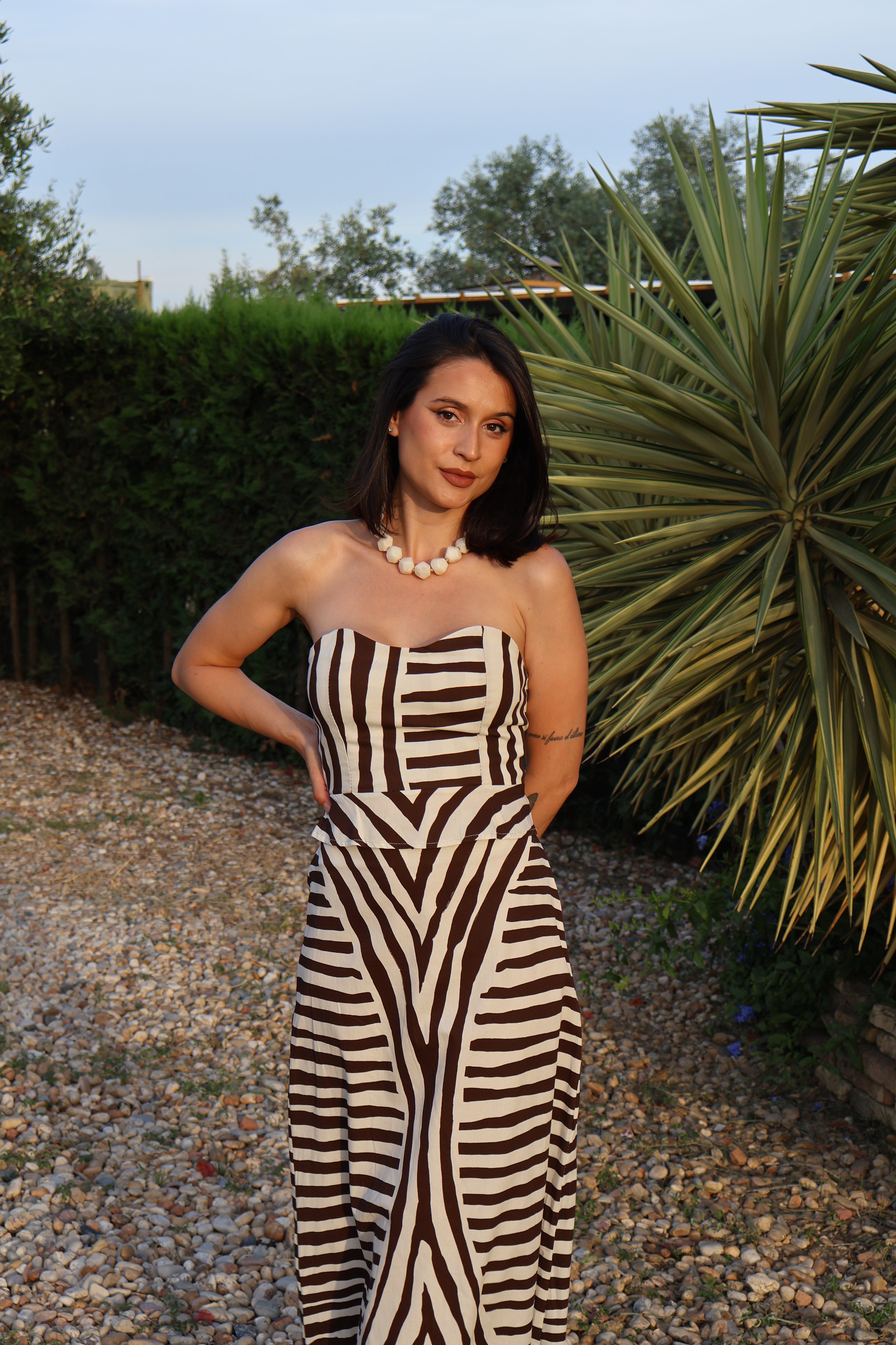 Conjunto Jimena marrón