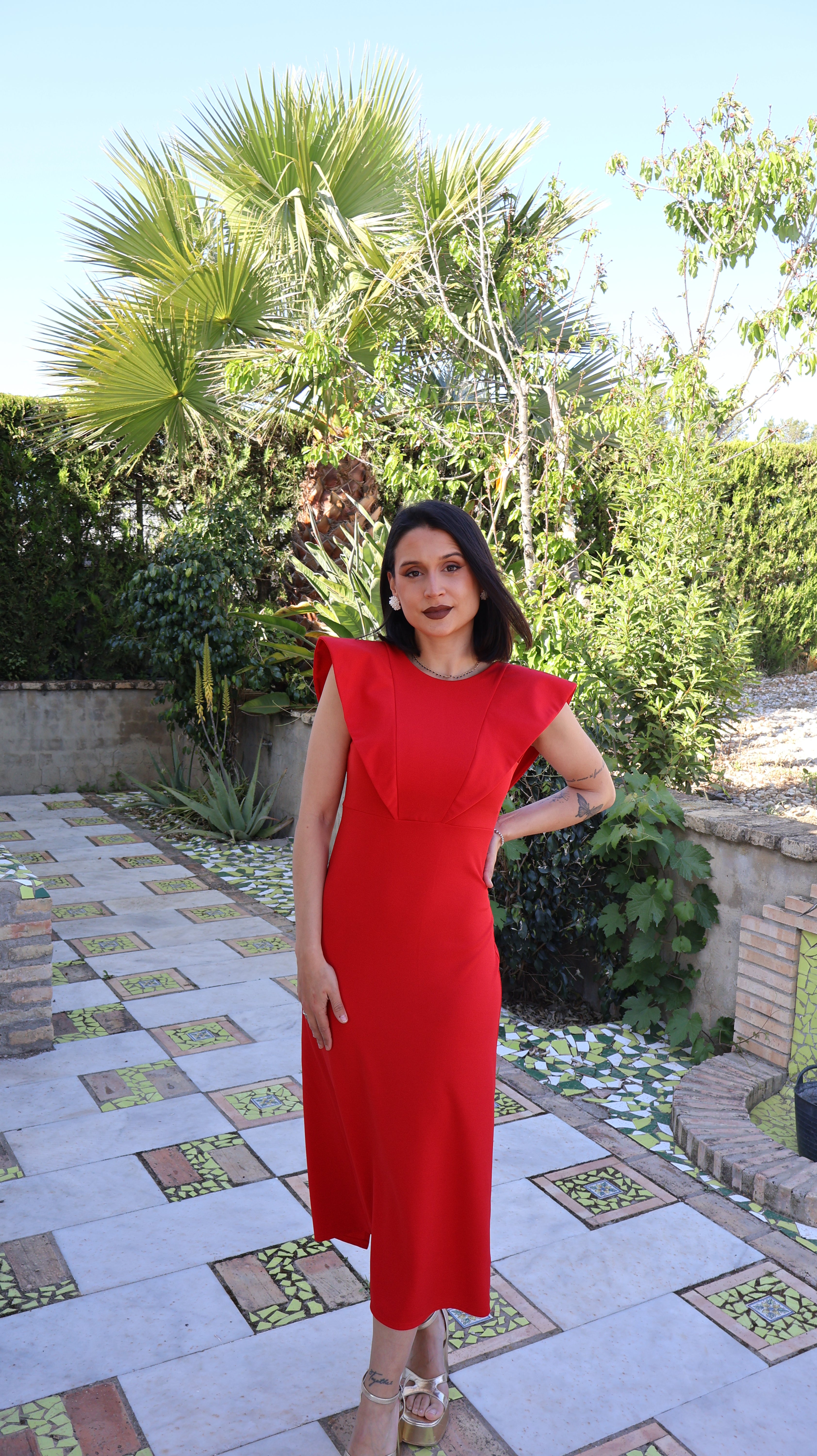 Vestido Lidia rojo
