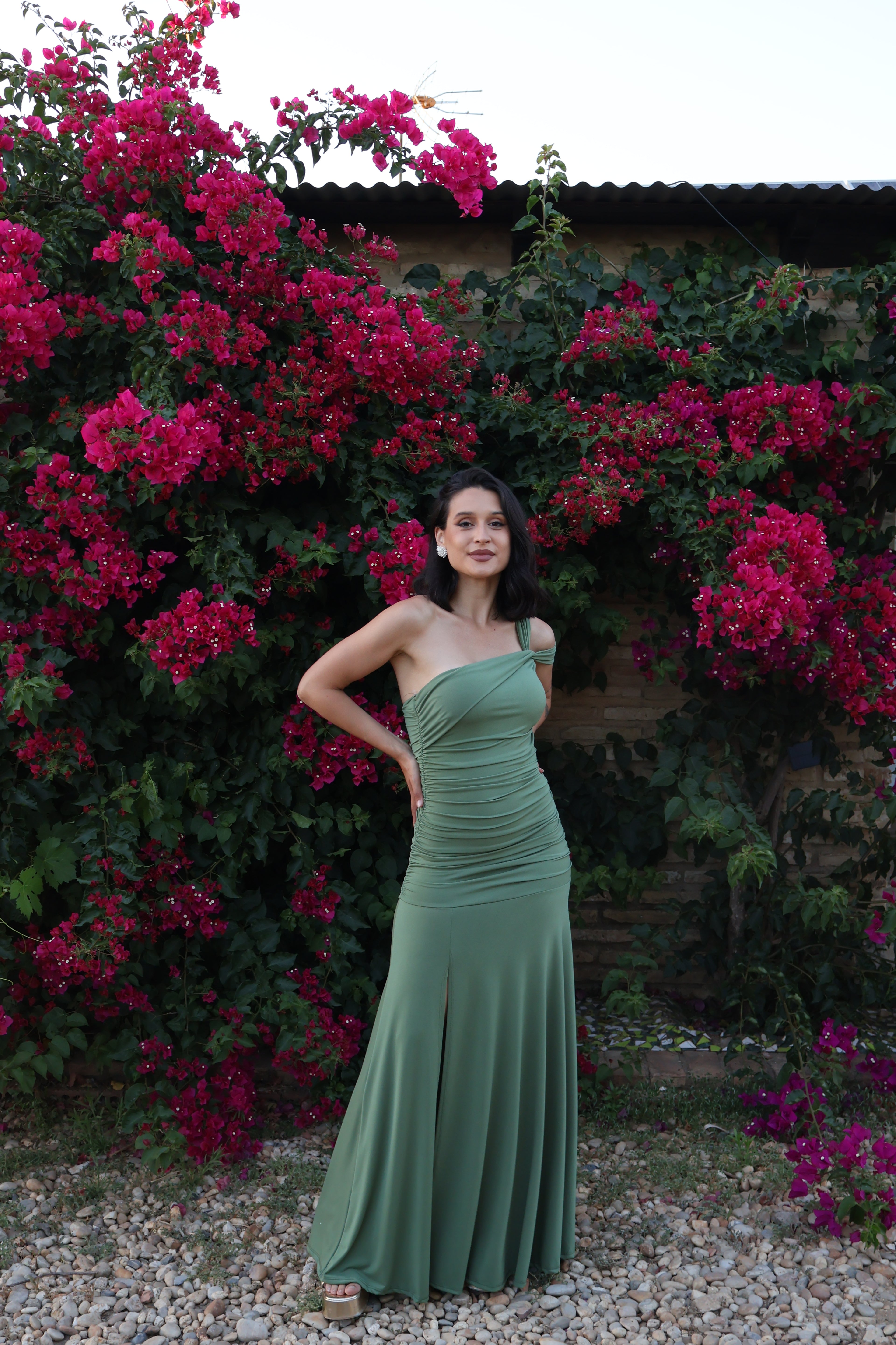 Vestido Duna Verde