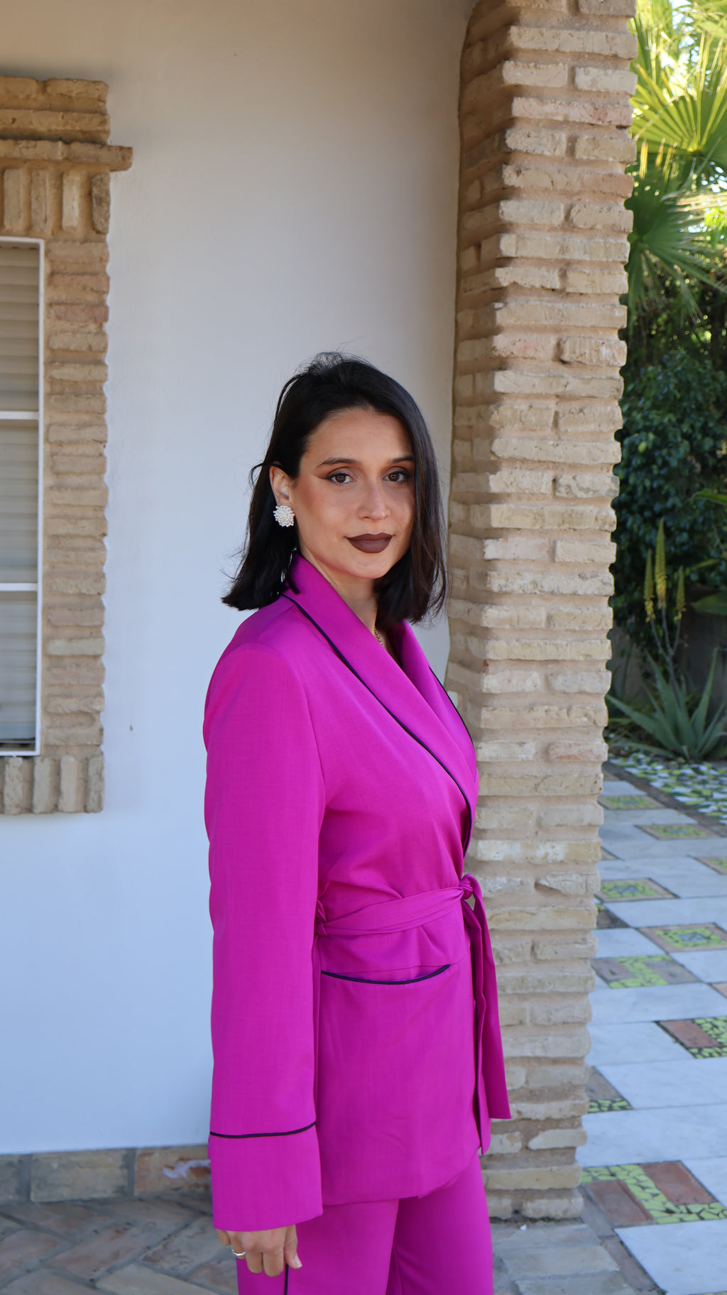 Traje Macarena fucsia