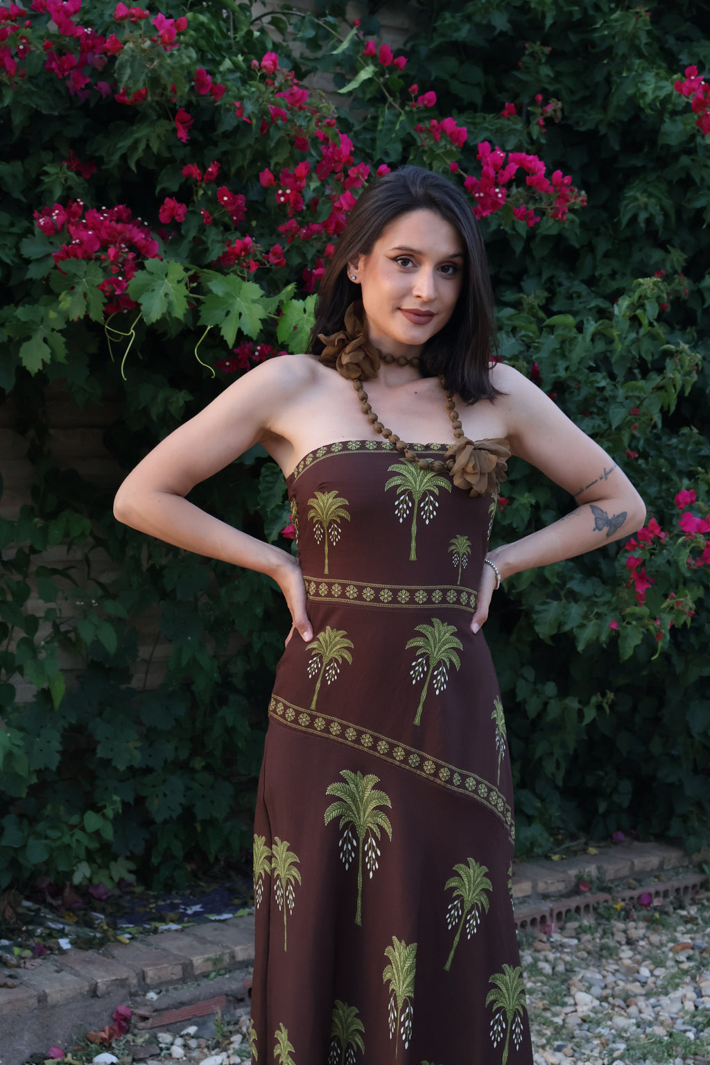 Vestido Bali Marrón
