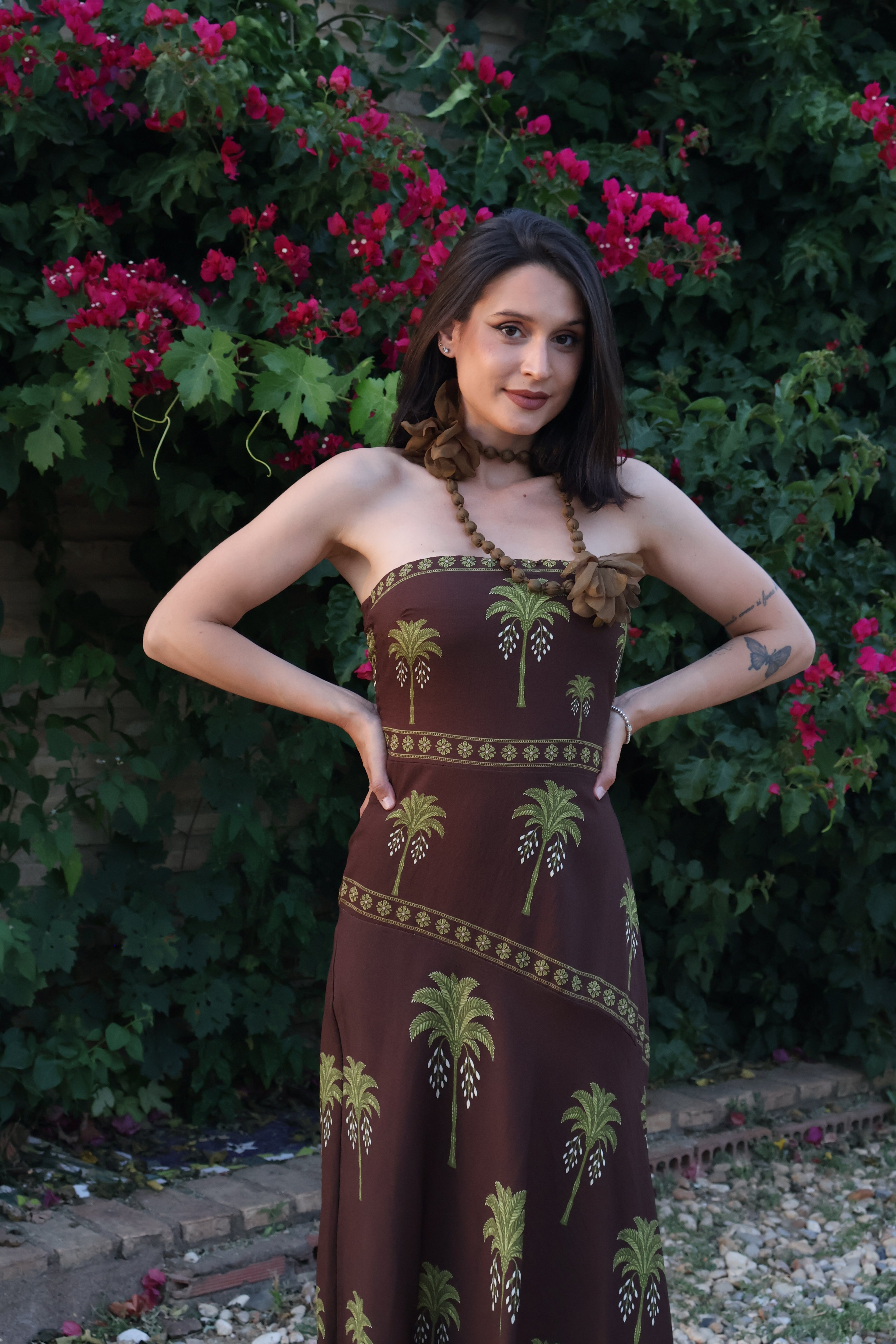 Vestido Bali Marrón