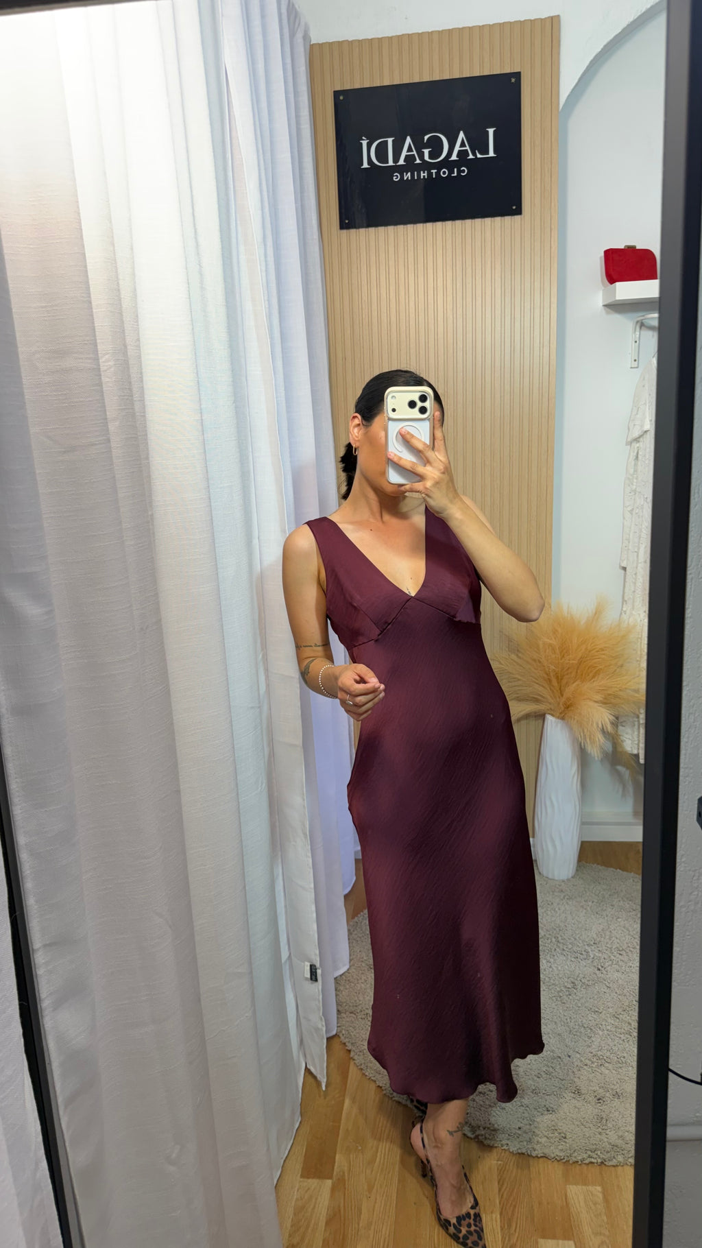 Vestido Diana Burdeos