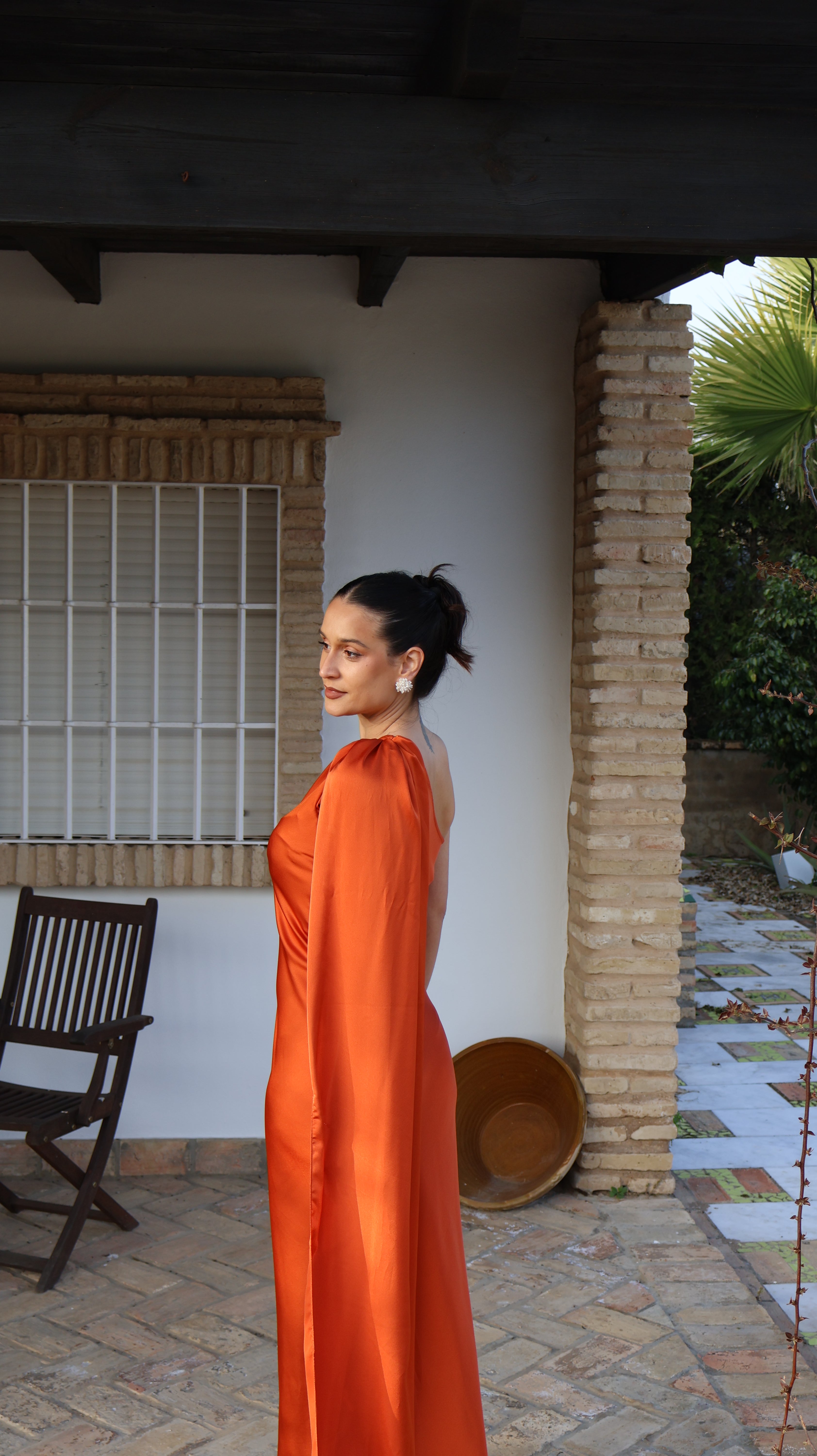 Vestido Sena Naranja