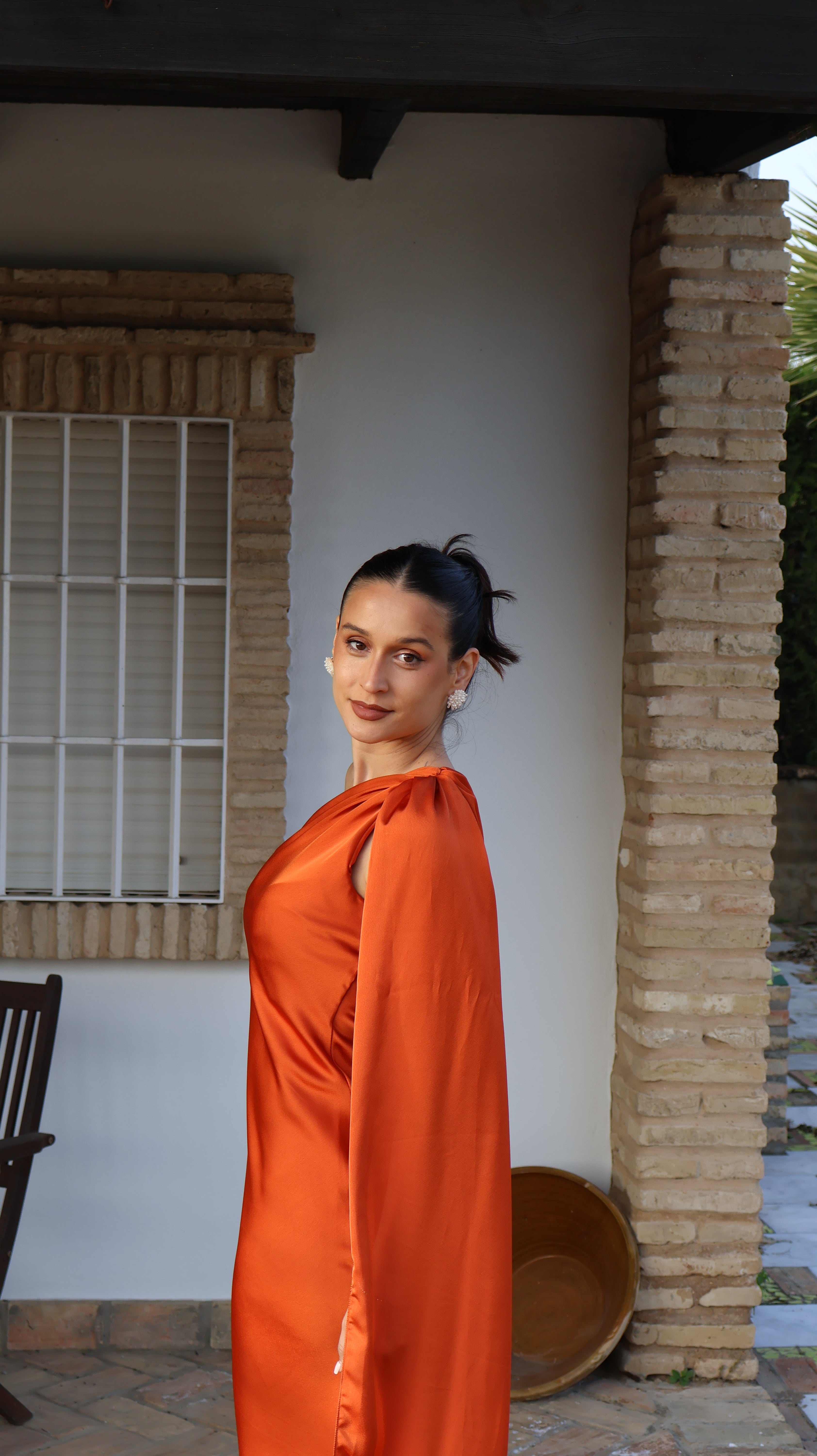 Vestido Sena Naranja