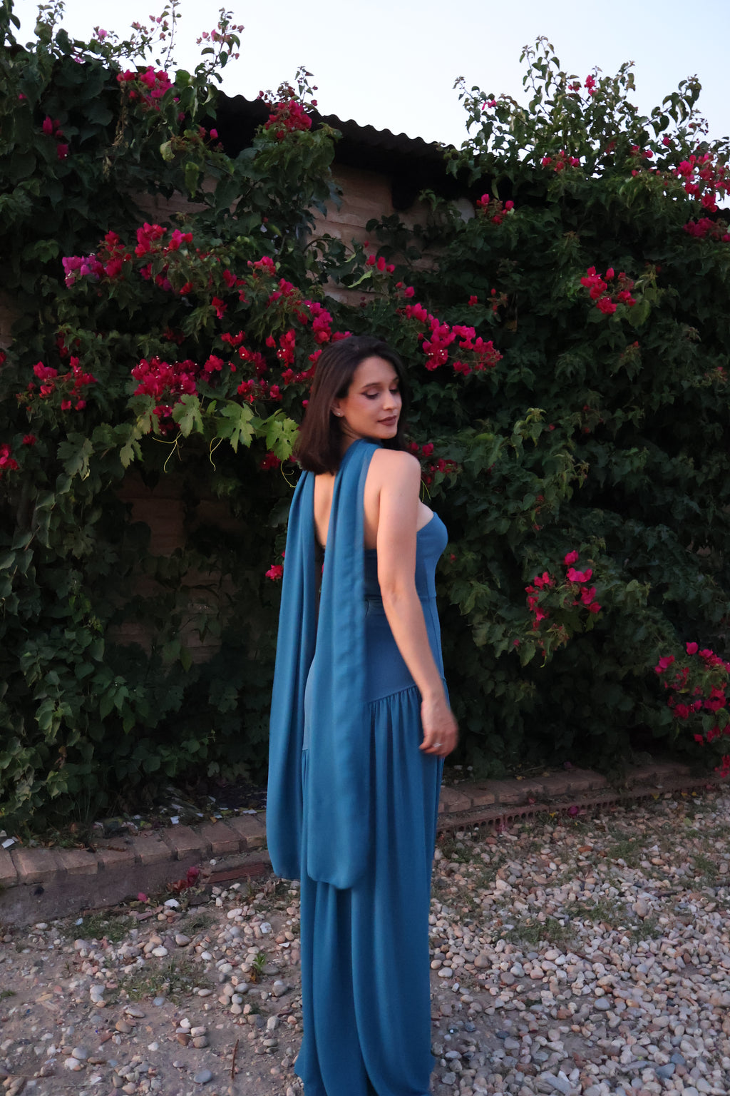 Vestido Ania petróleo