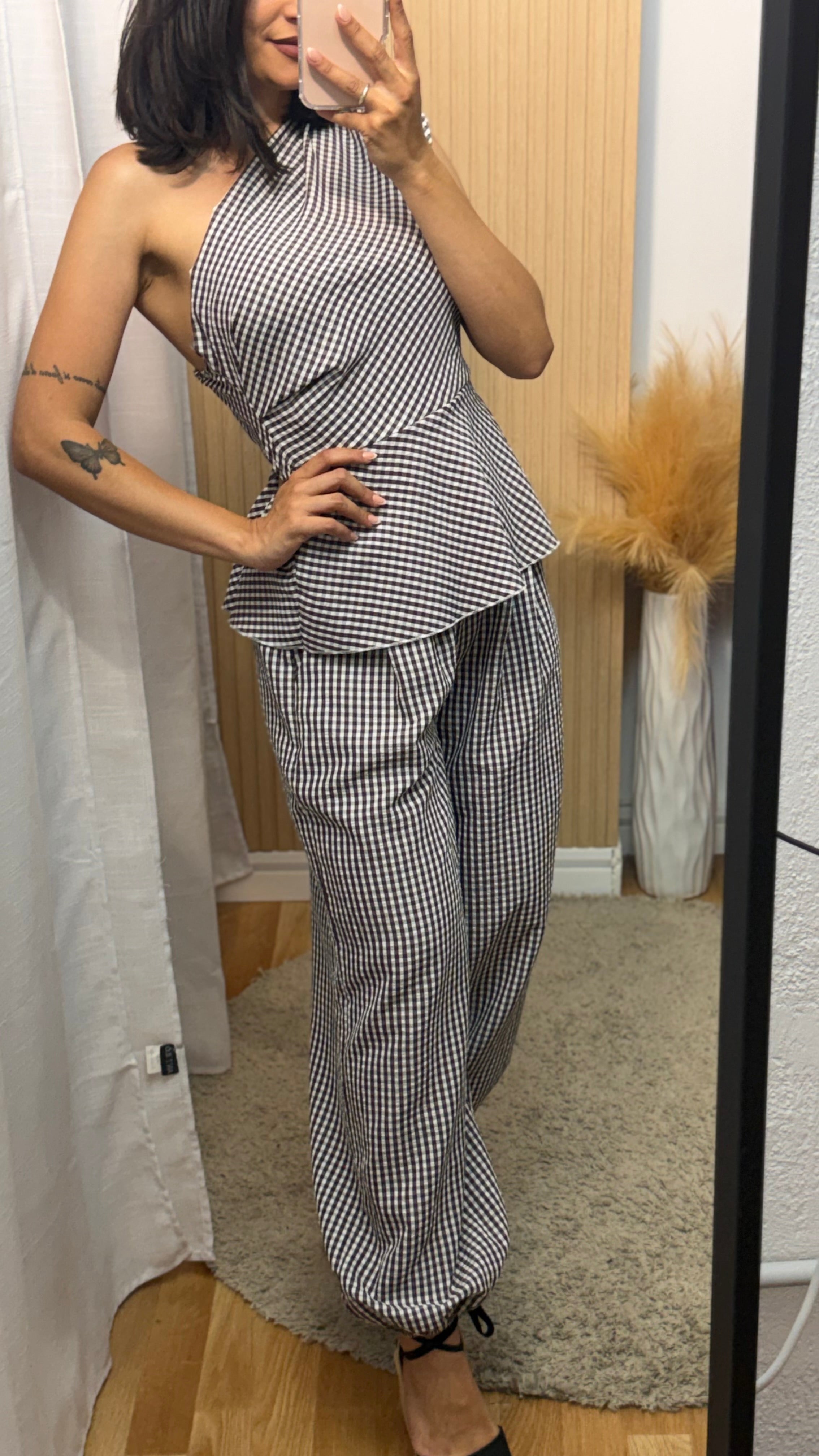 Conjunto VICHY marrón