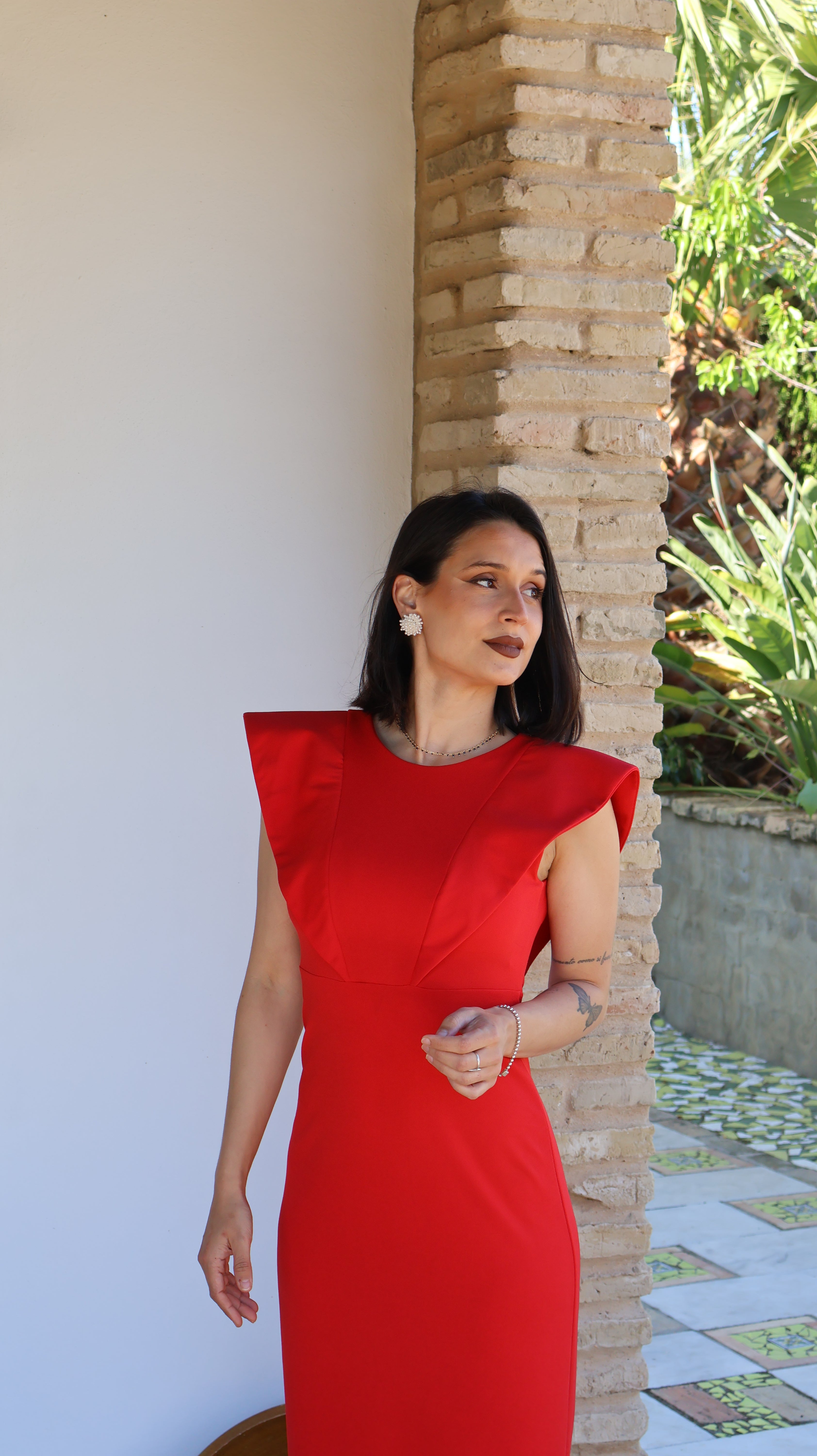 Vestido Lidia rojo