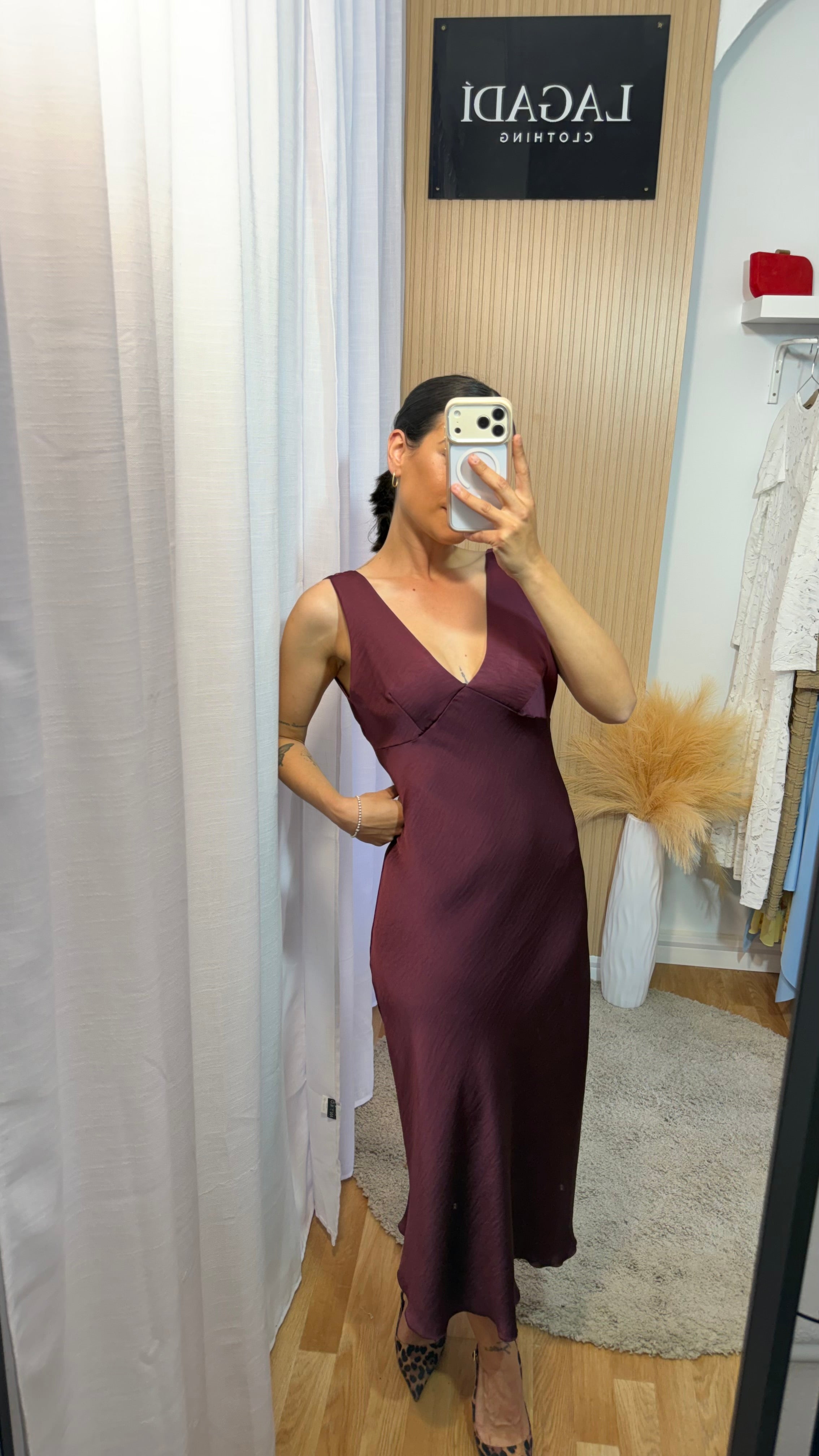 Vestido Diana Burdeos