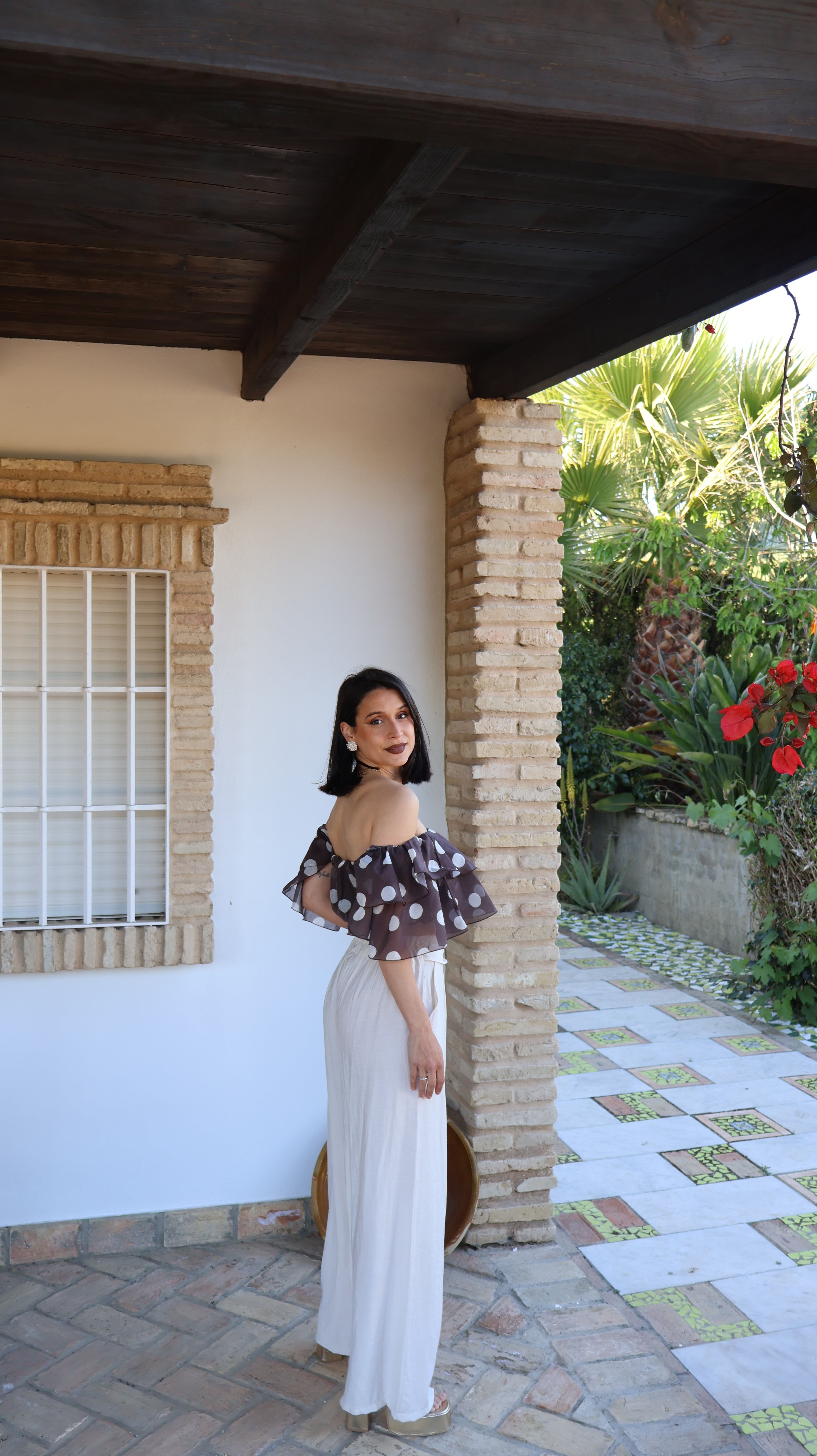 Pantalón brisa beige