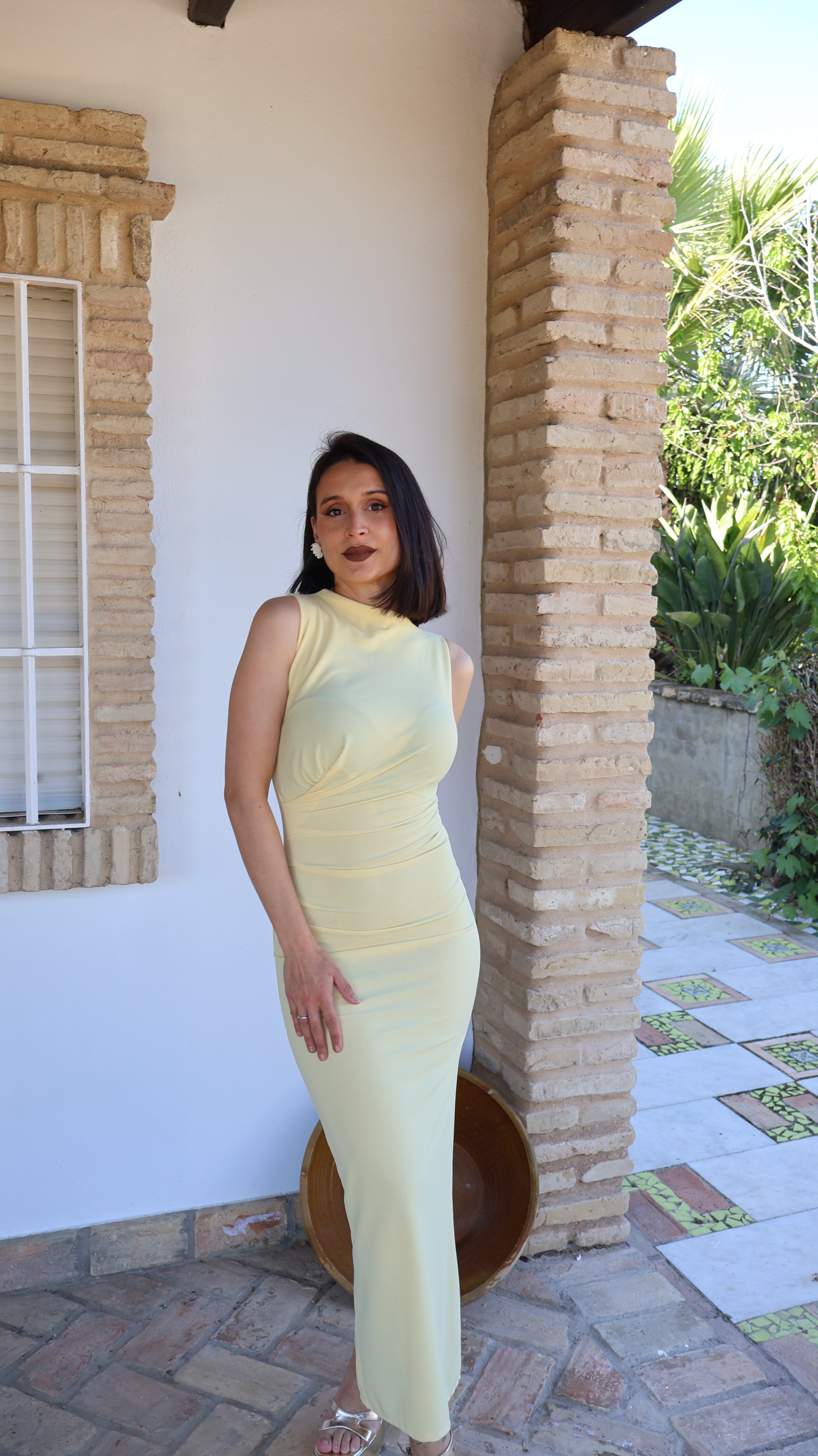 Vestido básic amarillo