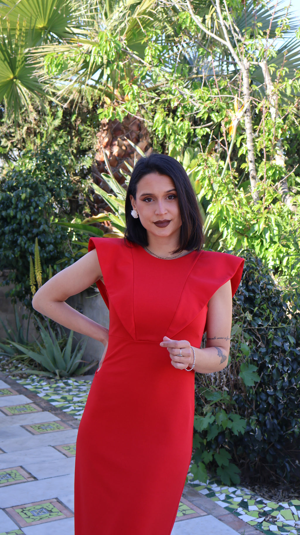 Vestido Lidia rojo