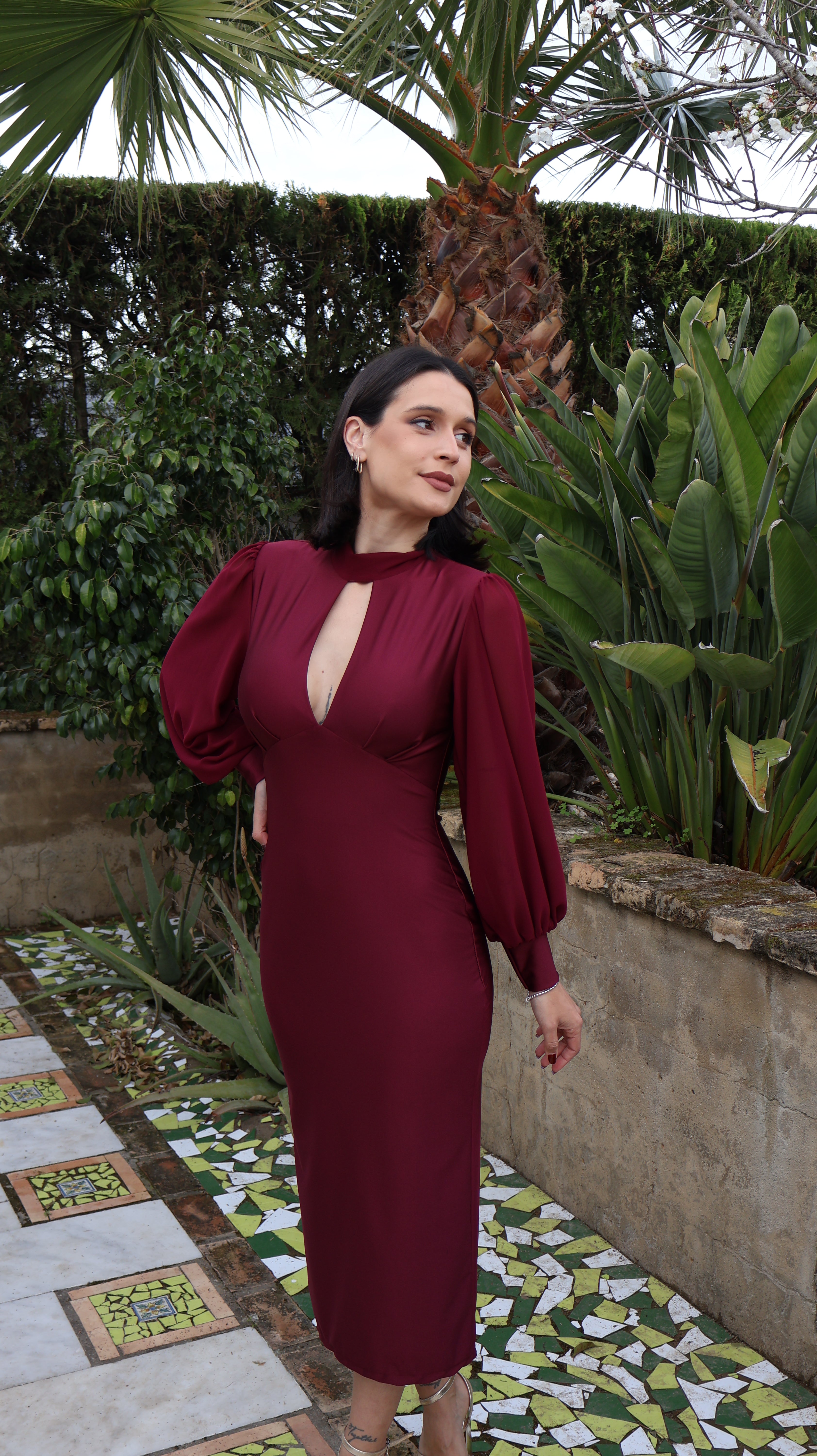 Vestido Fabiana Burdeos