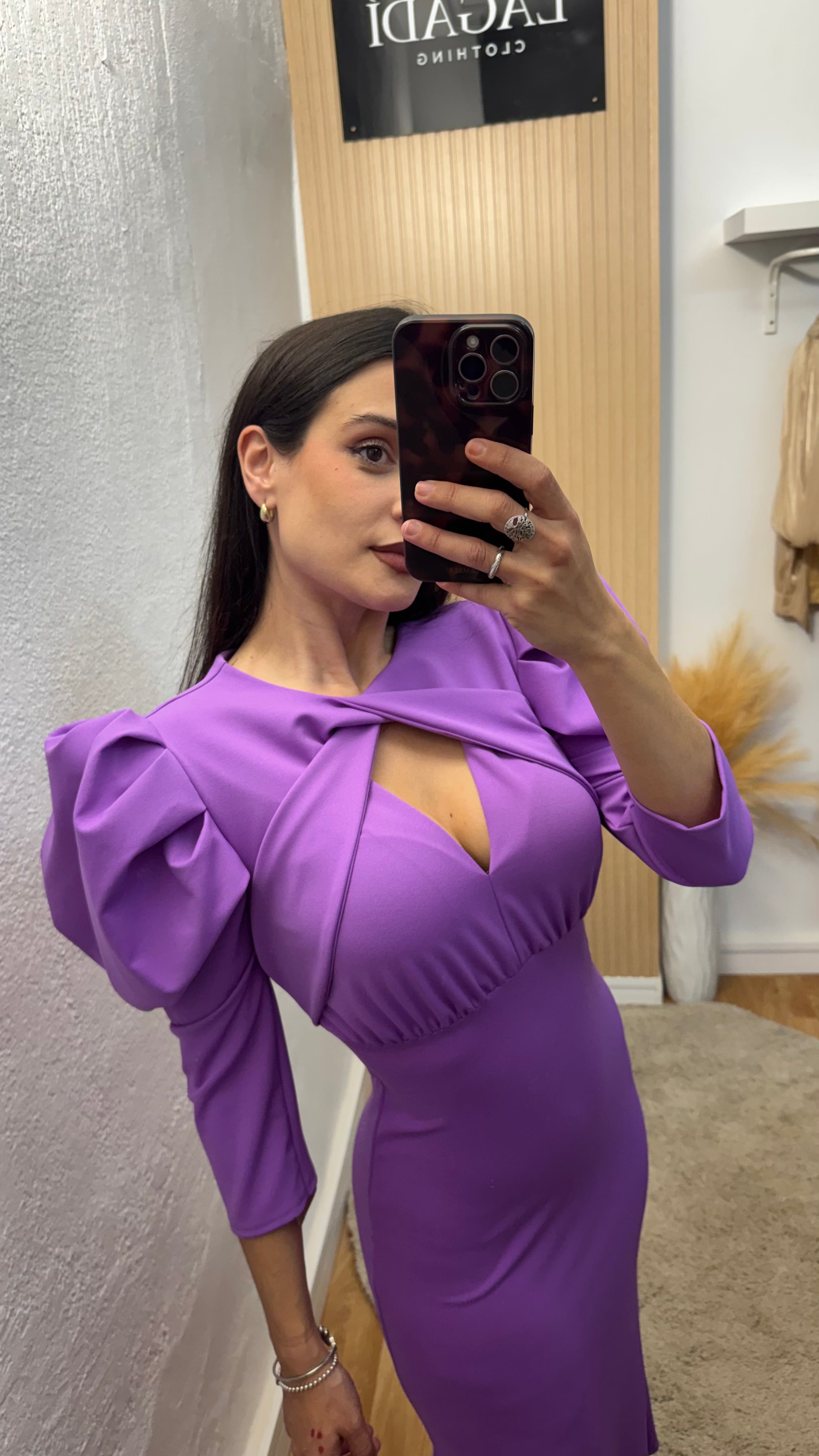 Vestido Bullón Lila