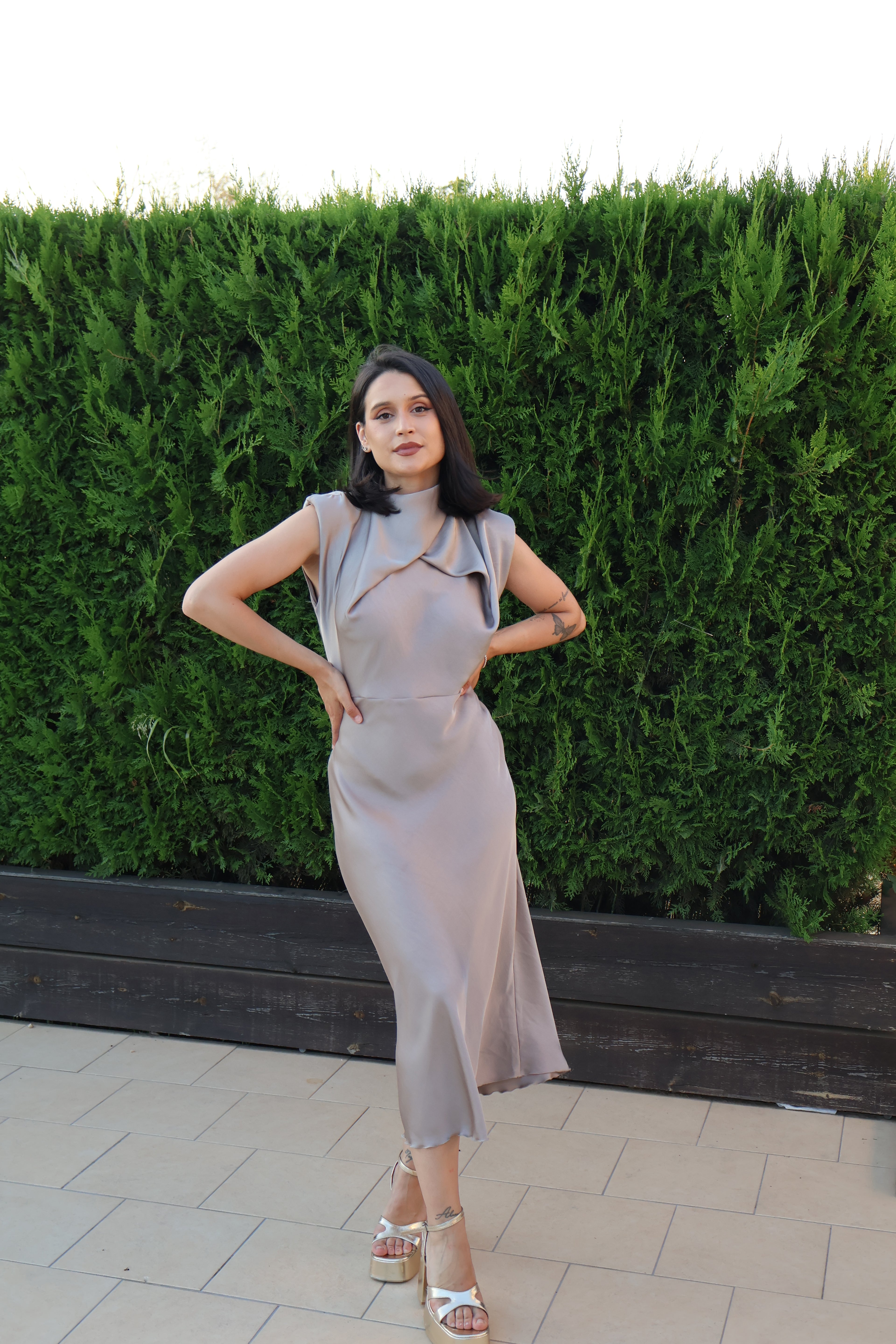 Vestido Capri Burdeos