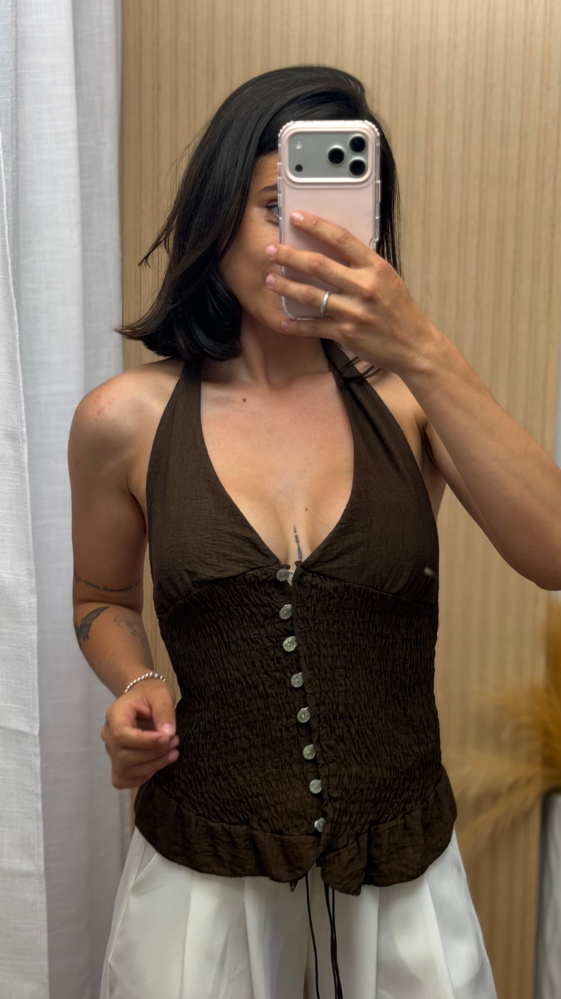 Top Aura Marrón