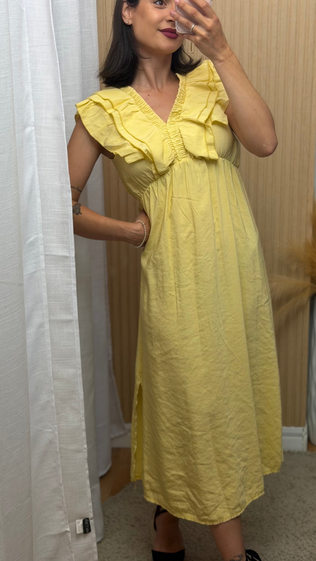 Vestido mantequilla