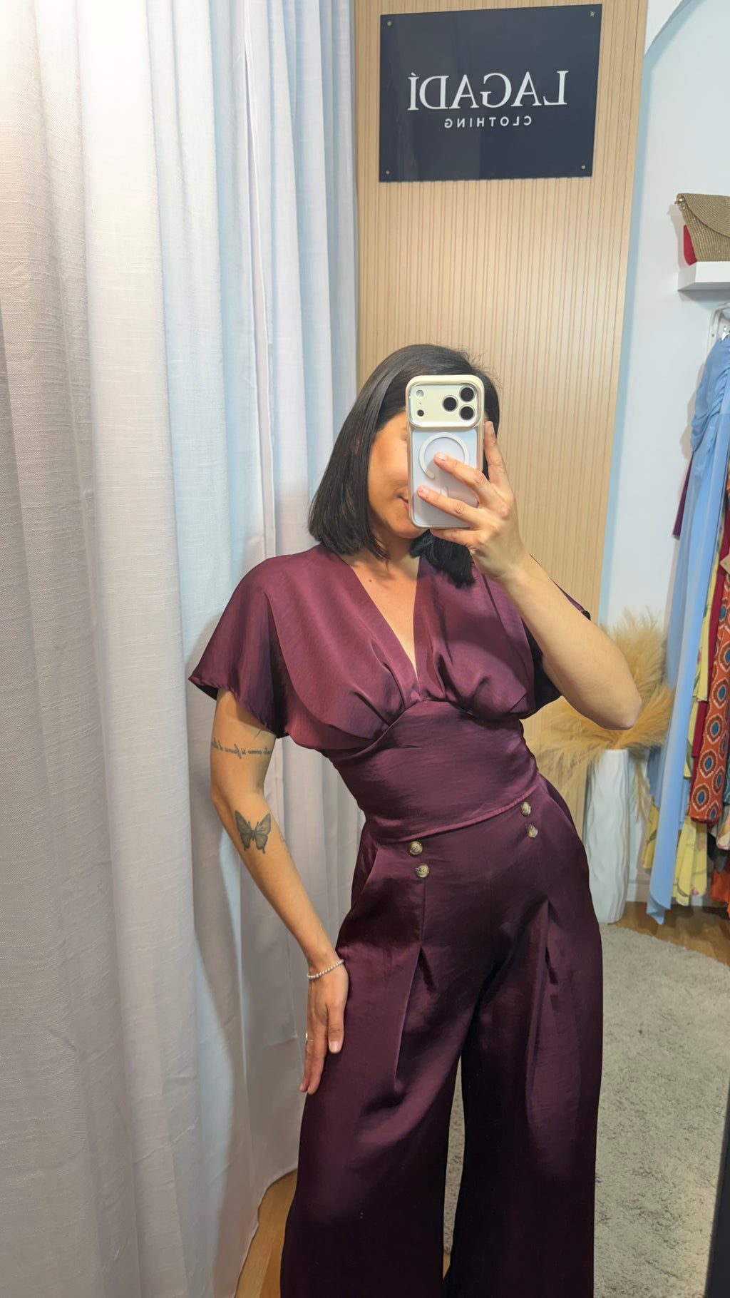 Conjunto Salma berenjena