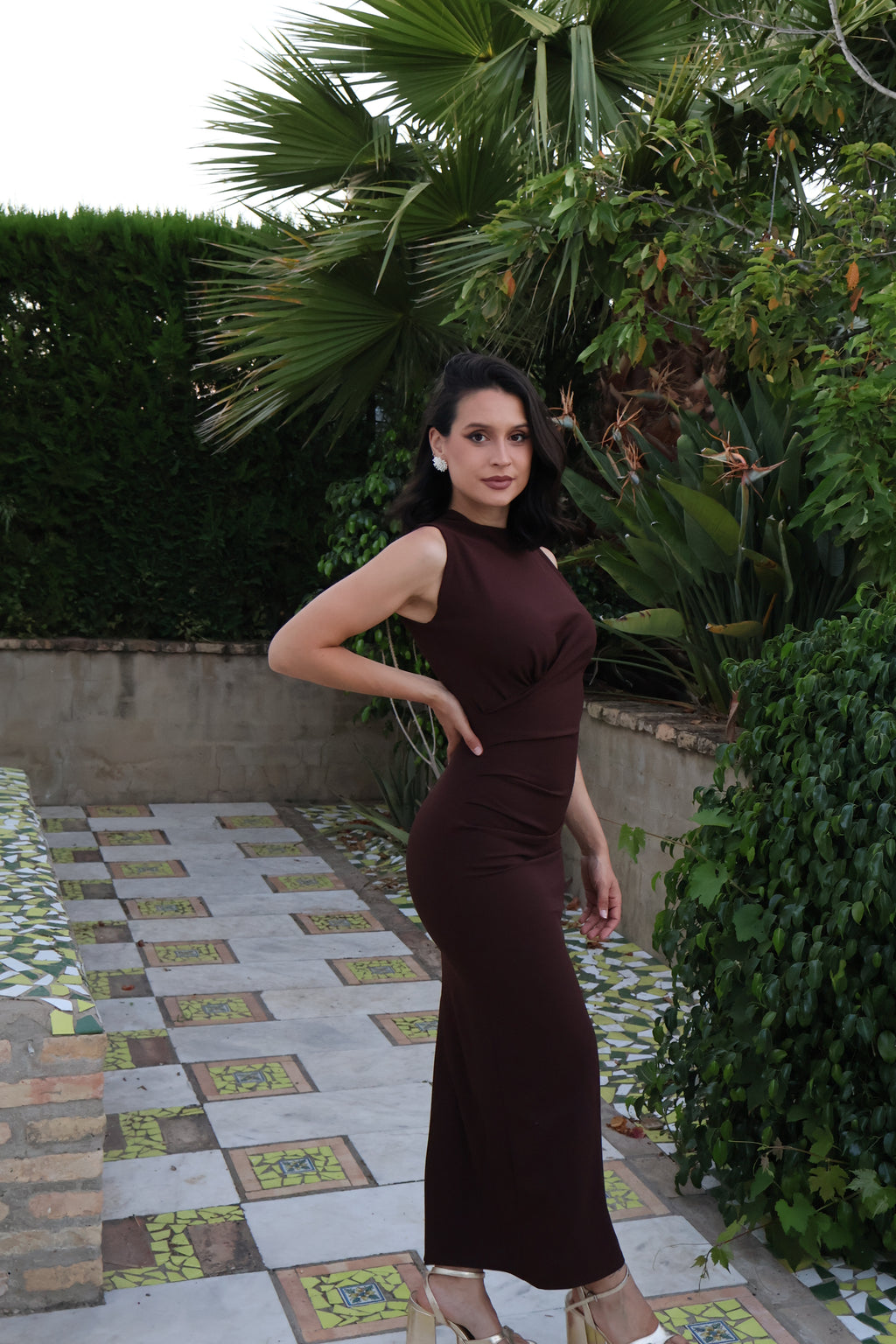 Vestido Aurora Marrón