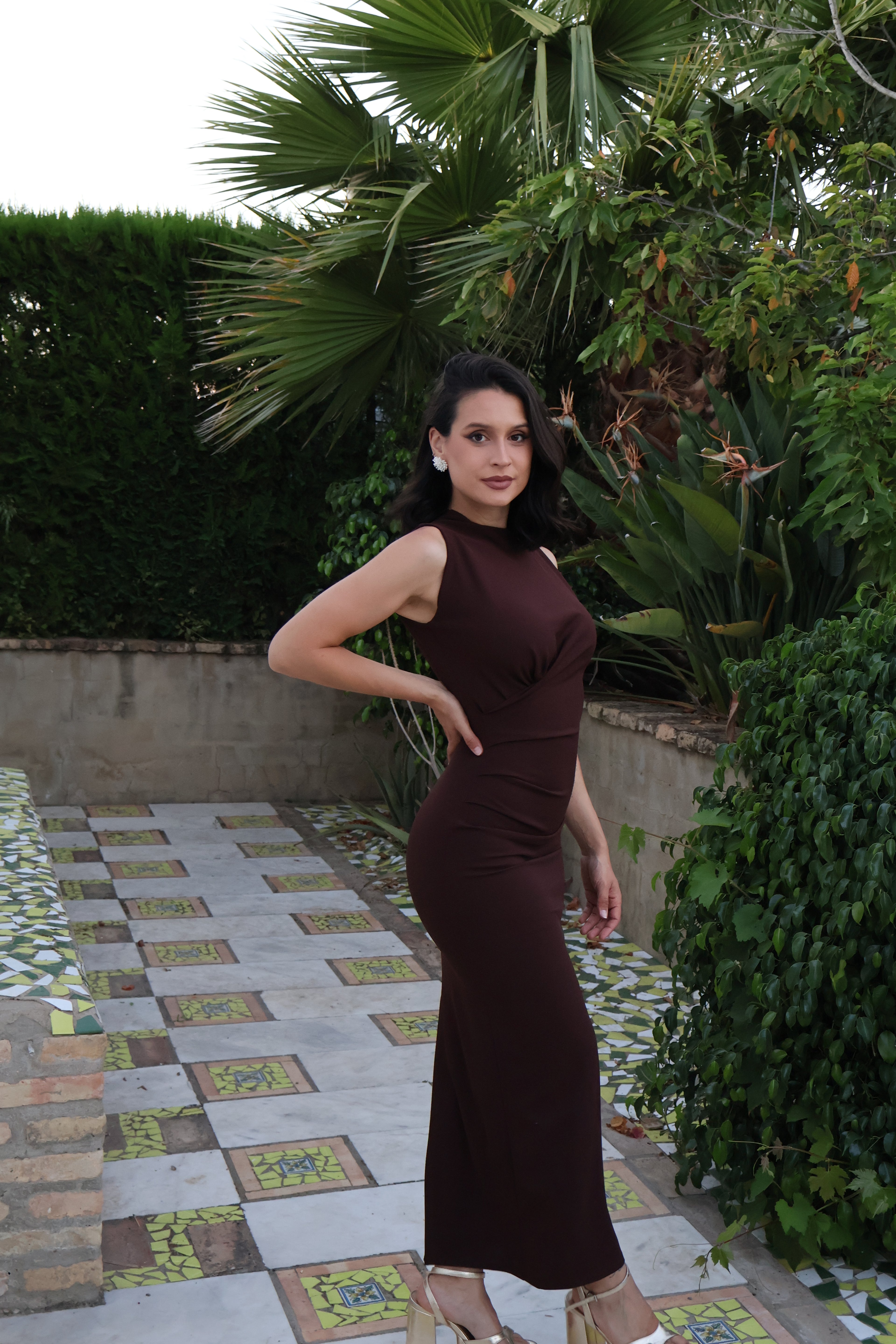 Vestido Aurora Marrón