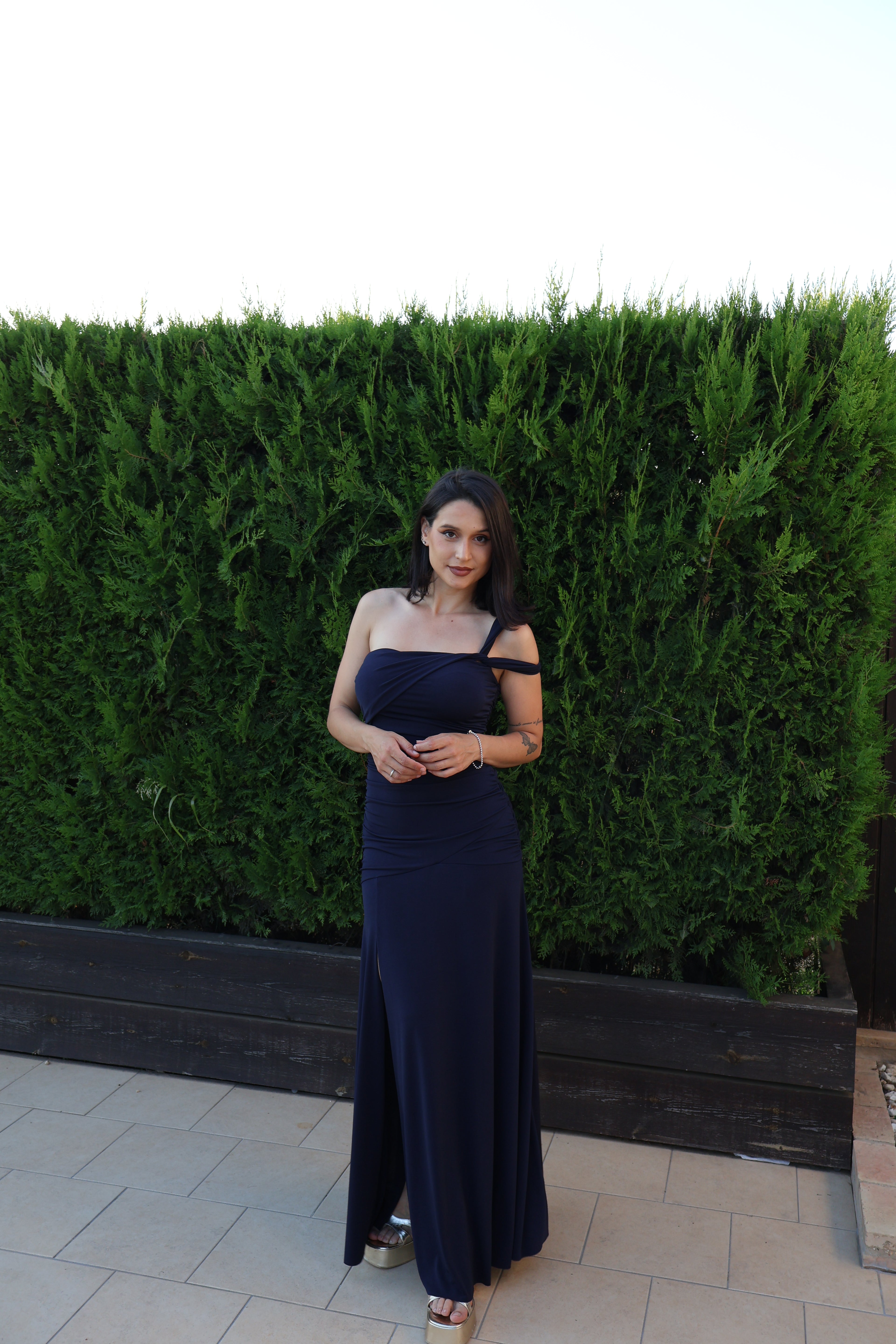 Vestido Duna Azul Marino