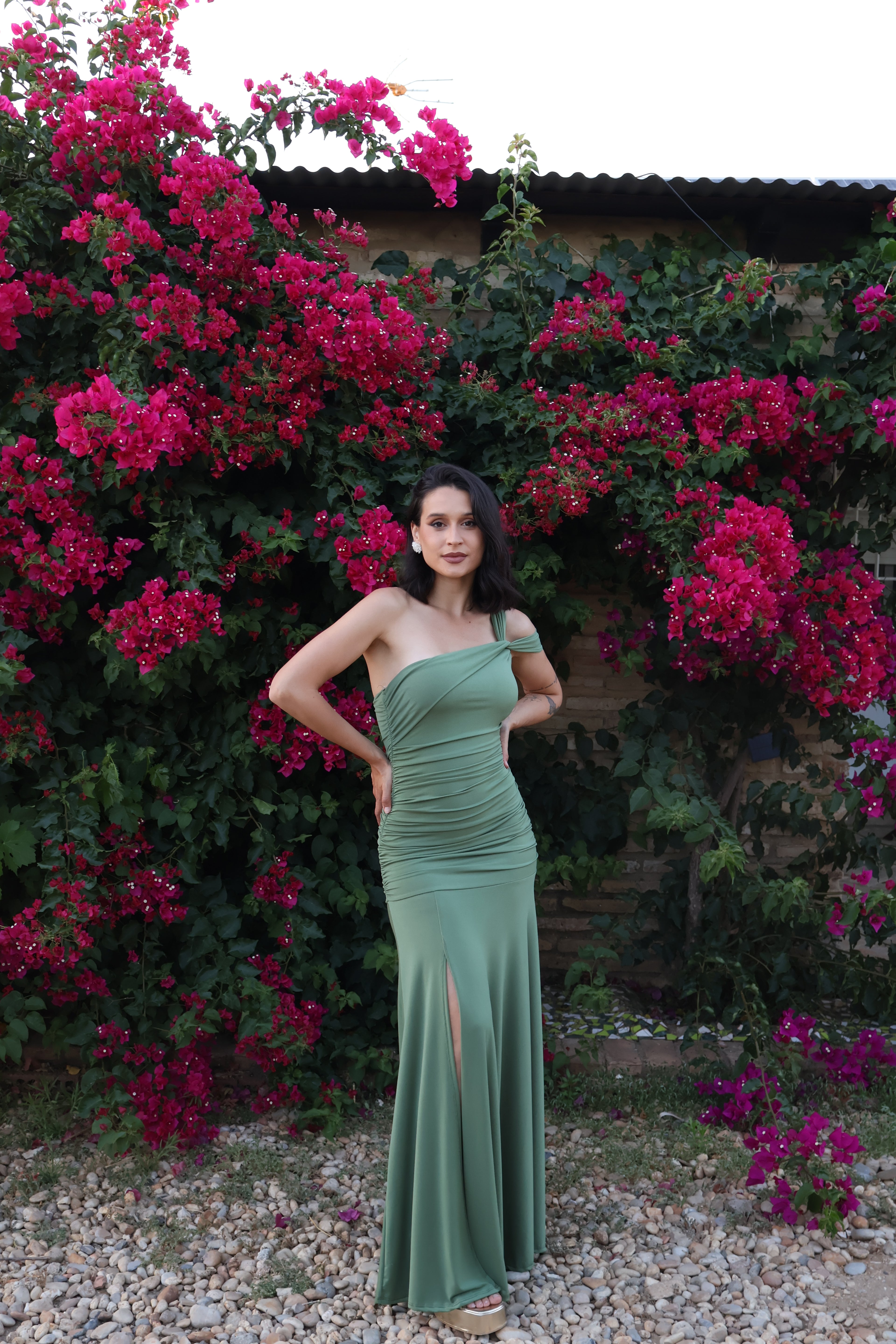 Vestido Duna Verde
