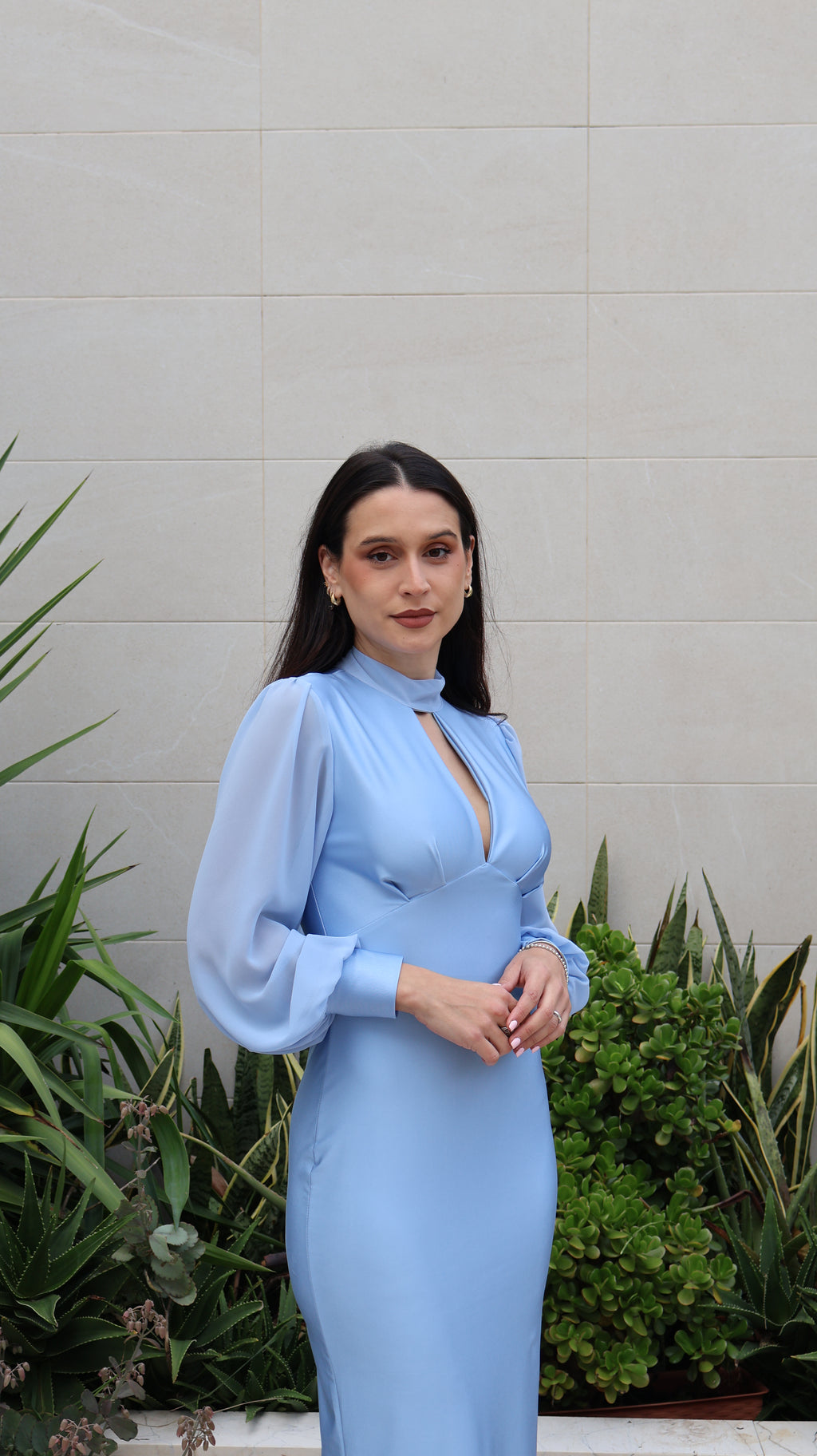 Vestido Fabiana celeste