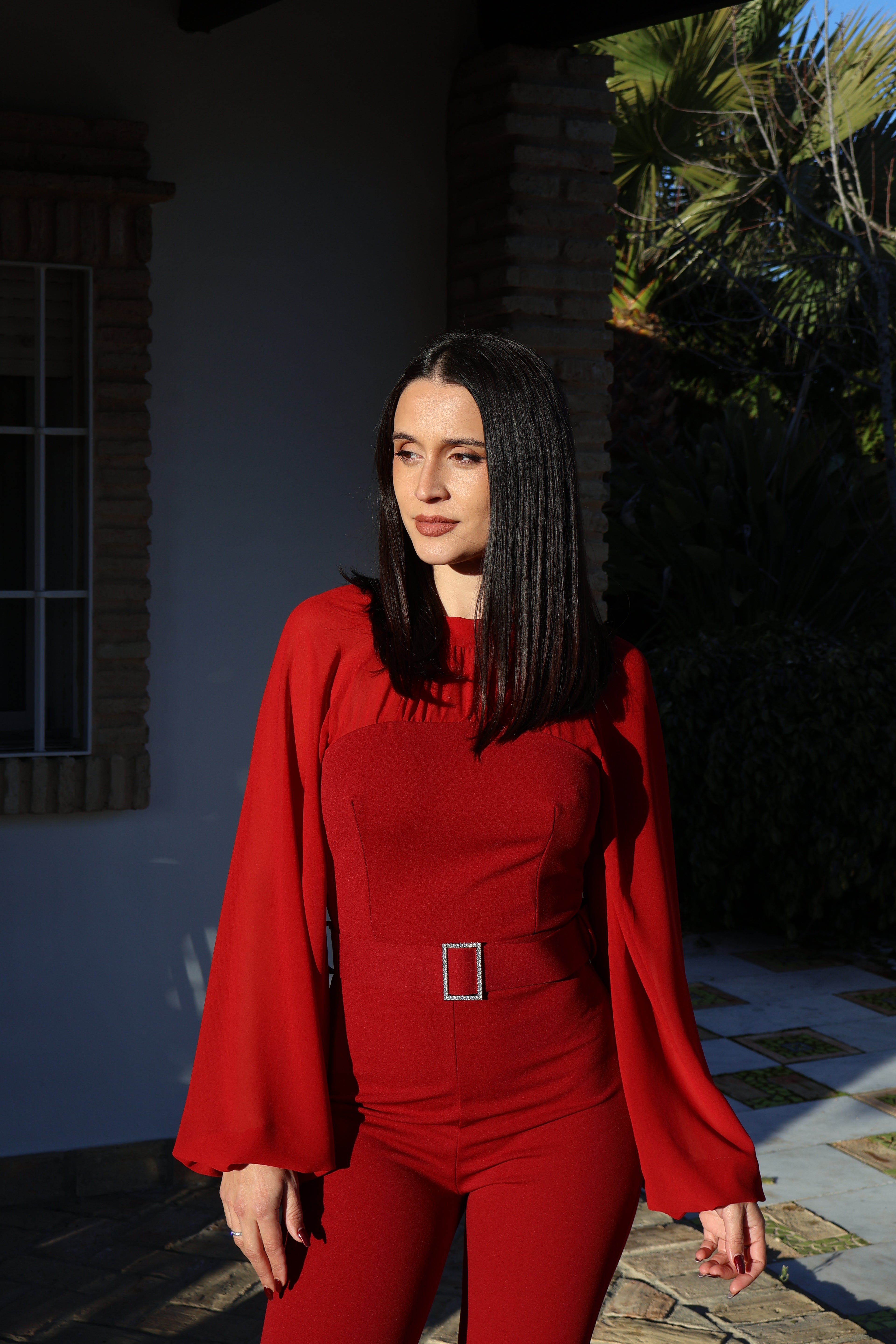 Mono Martina burdeos