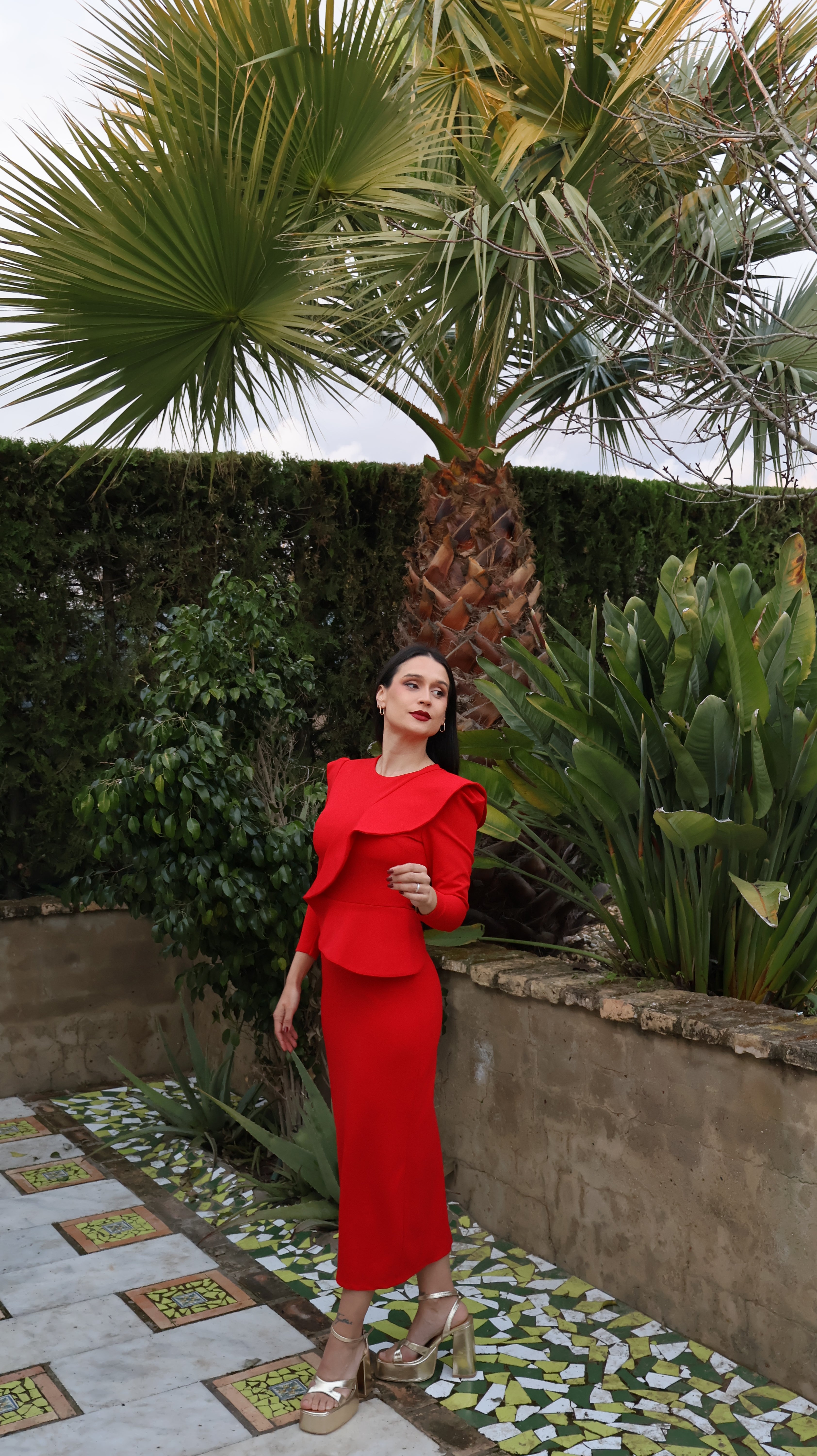 Vestido Isabela Rojo