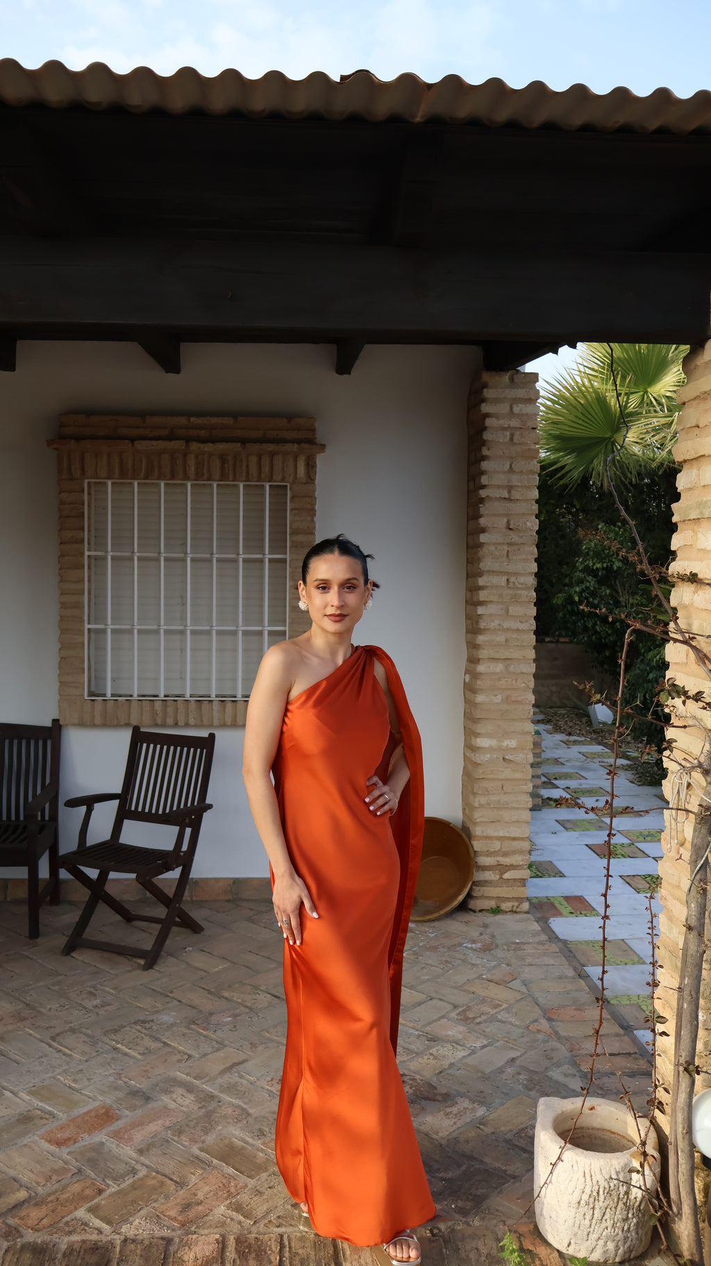 Vestido Sena Naranja